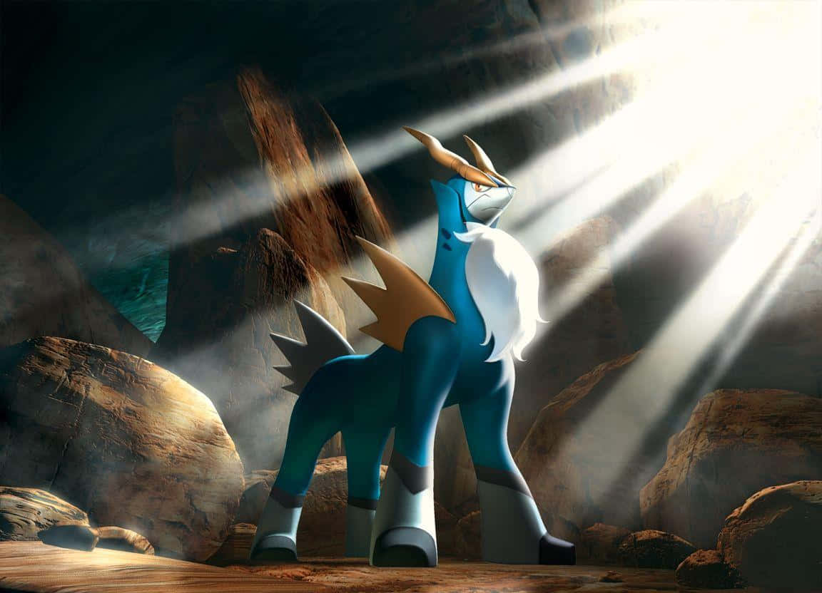 Cobalion Ánh Sáng Rực Rỡ Hình nền