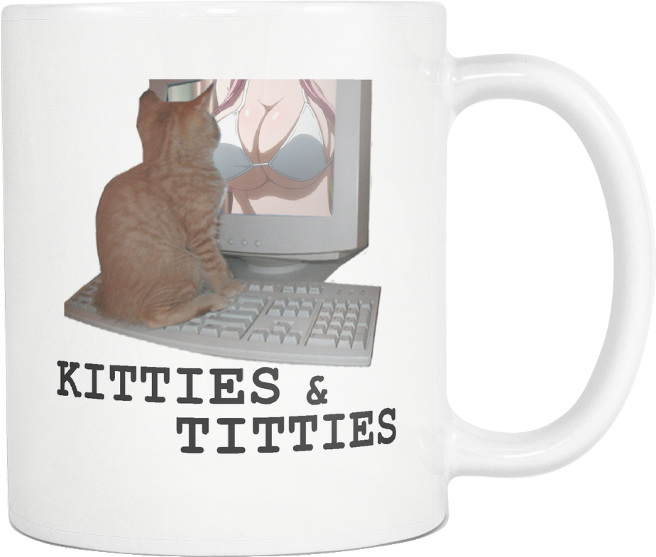 Cốc Kitties và Titties Hình nền
