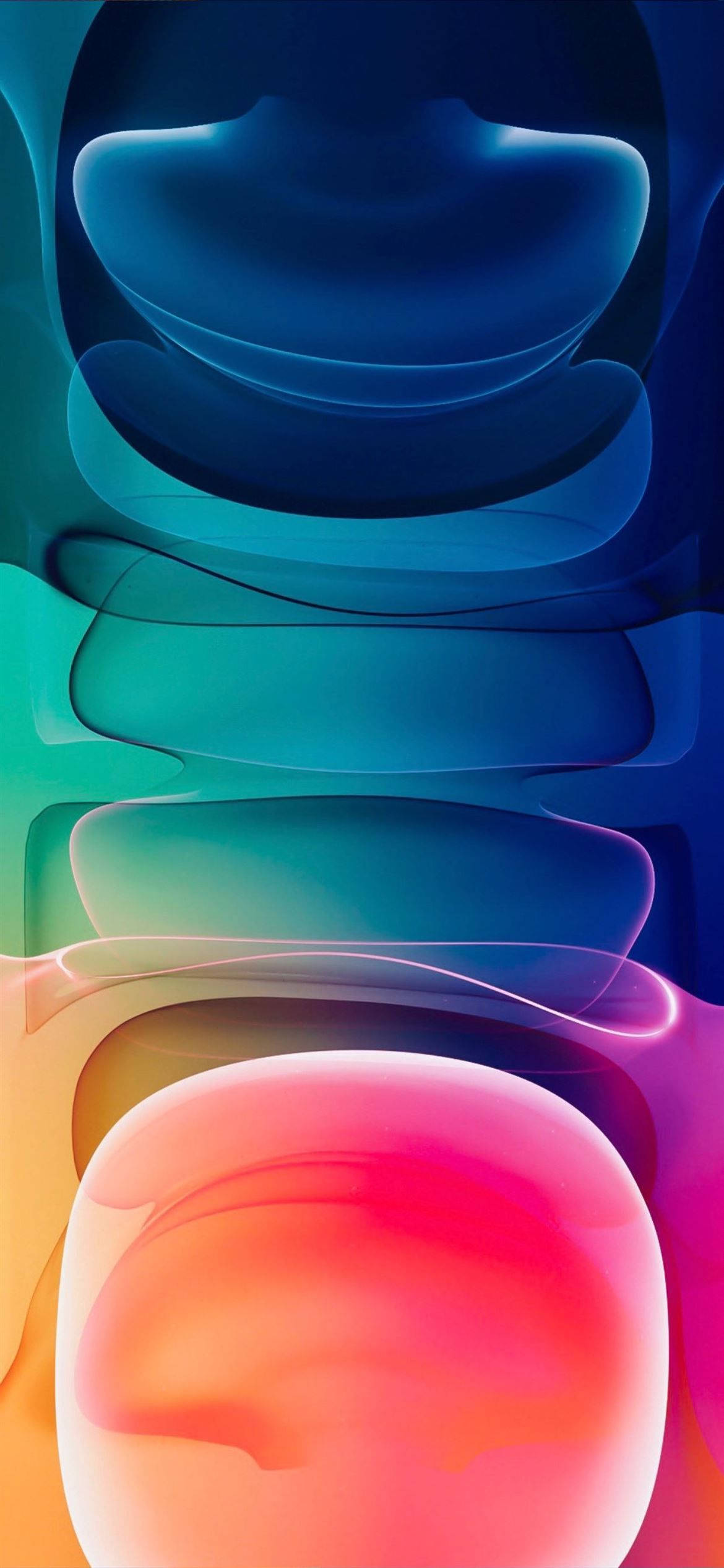 Colorful Blob iPhone 12 Hình nền