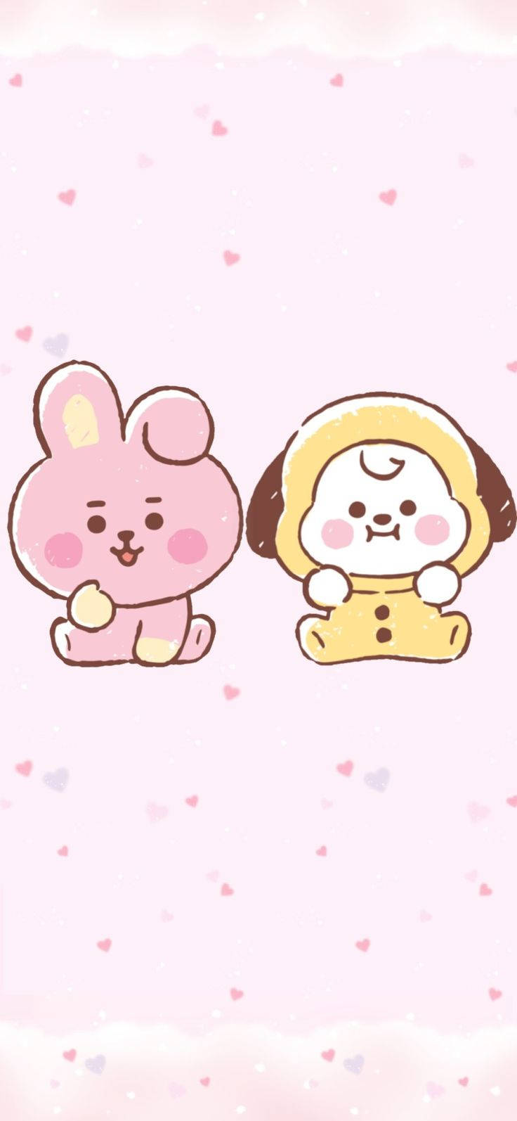 Cooky và Chimmy Dễ Thương Cho iPhone Hình nền