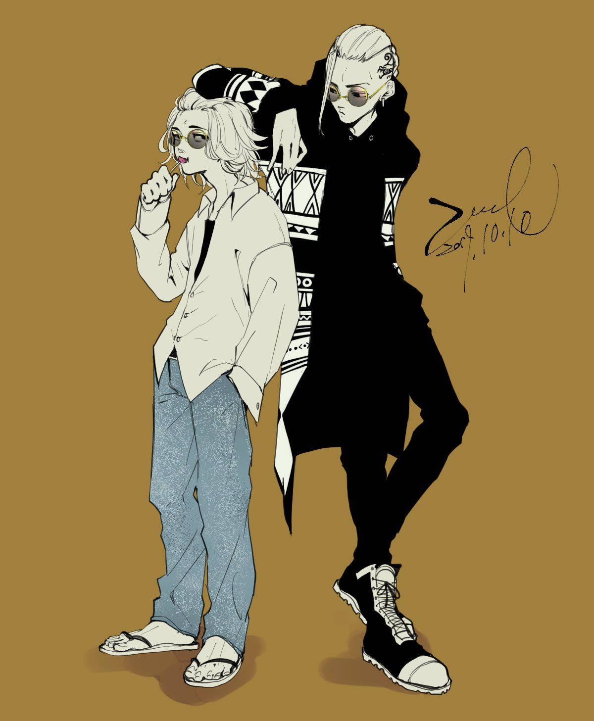 Cool Darken Và Mikey Tokyo Revengers Hình nền