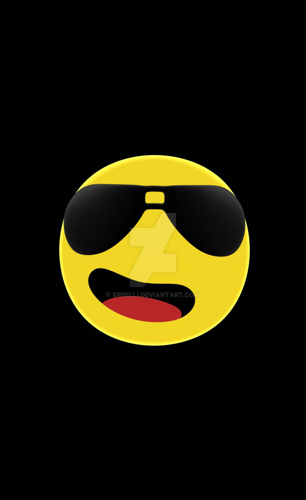 Cool Emoji 3D Model Hình nền