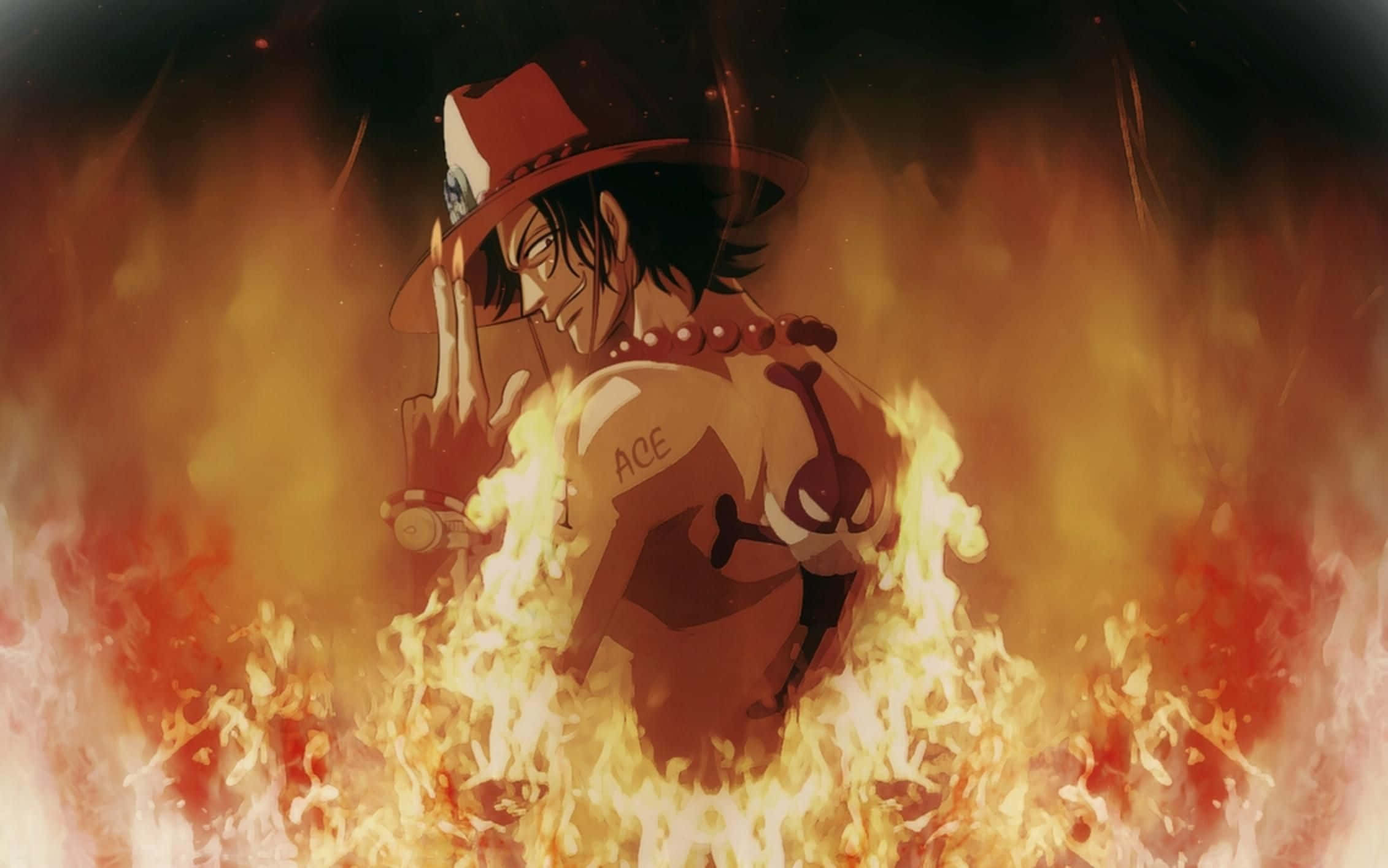 Cool Portgas D. Ace trong One Piece Hình nền