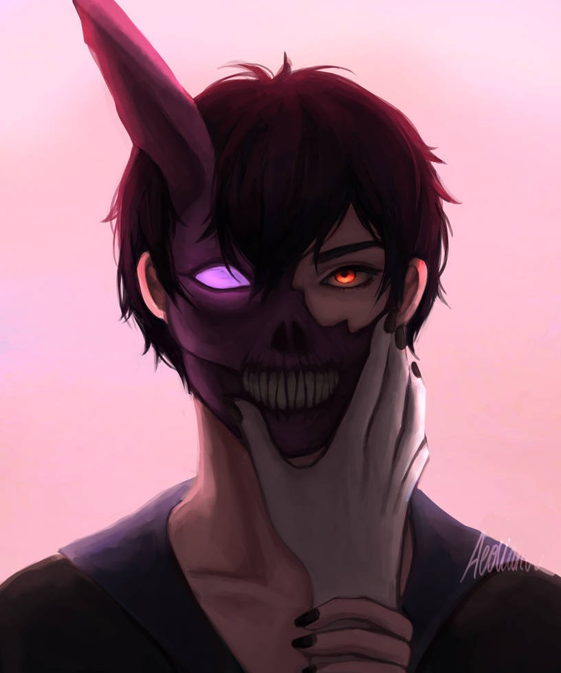 Corpse Husband đeo mặt nạ Hình nền