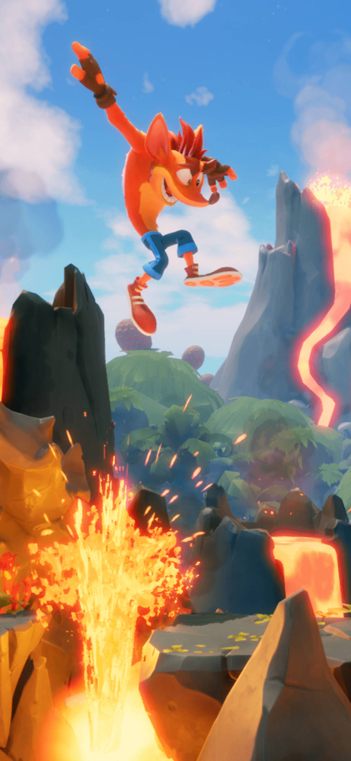 Crash Bandicoot Lava Hình nền