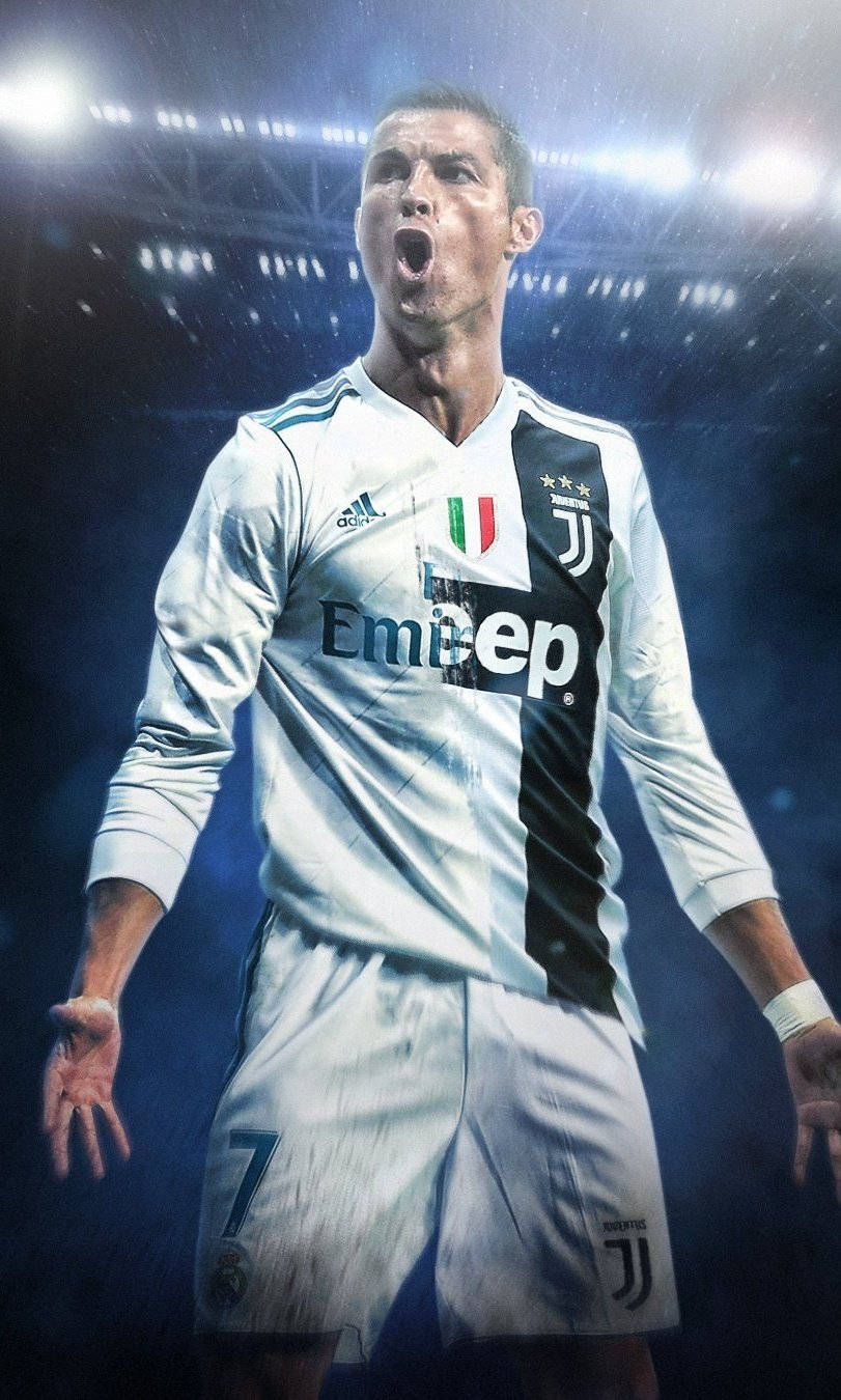 Hình nền Cristiano Ronaldo Real Madrid X Juventus.
