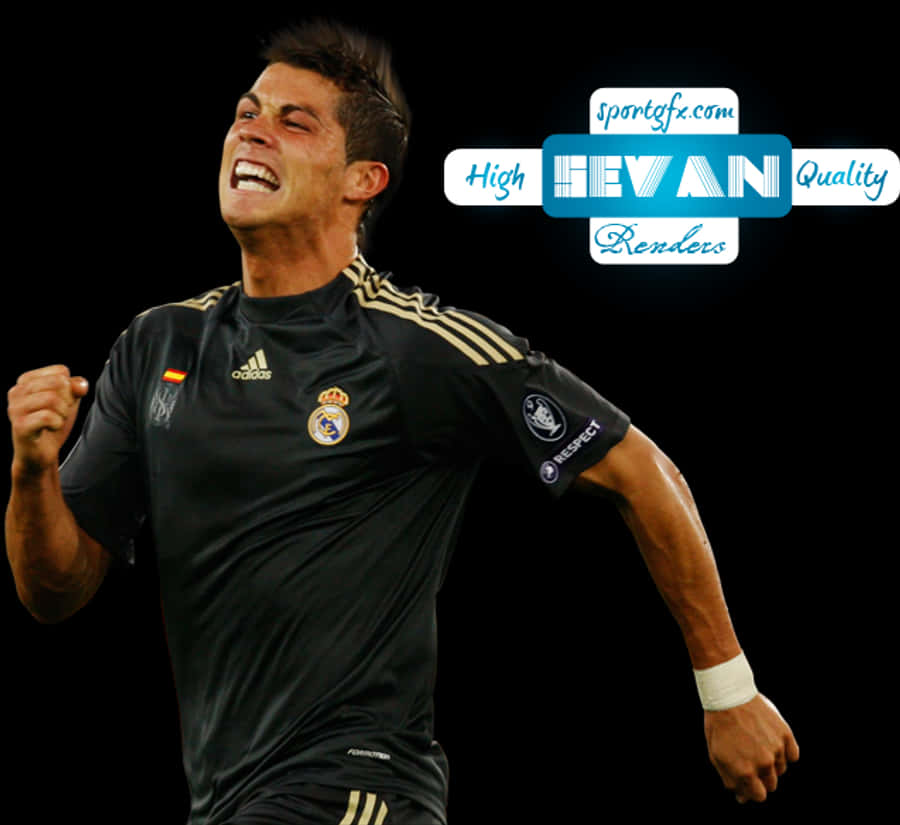 Cristiano Ronaldo Ăn Mừng Cùng Real Madrid Hình nền