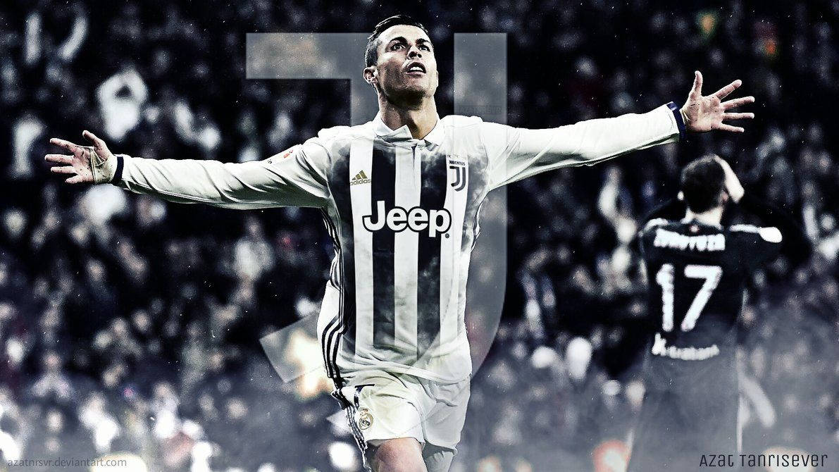 Cristiano Ronaldo khoe bộ trang phục mới của Juventus Hình nền