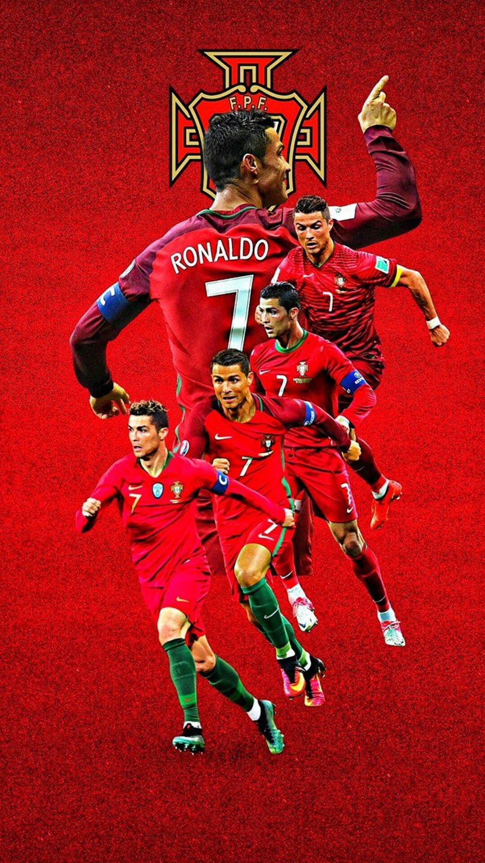 Cristiano Ronaldo Tư Thế Ngầu Nghịu Nghệ Thuật Đồ Họa Hình nền