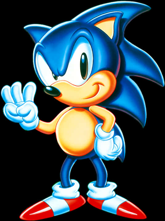 Cử chỉ hòa bình của Sonic cổ điển Hình nền