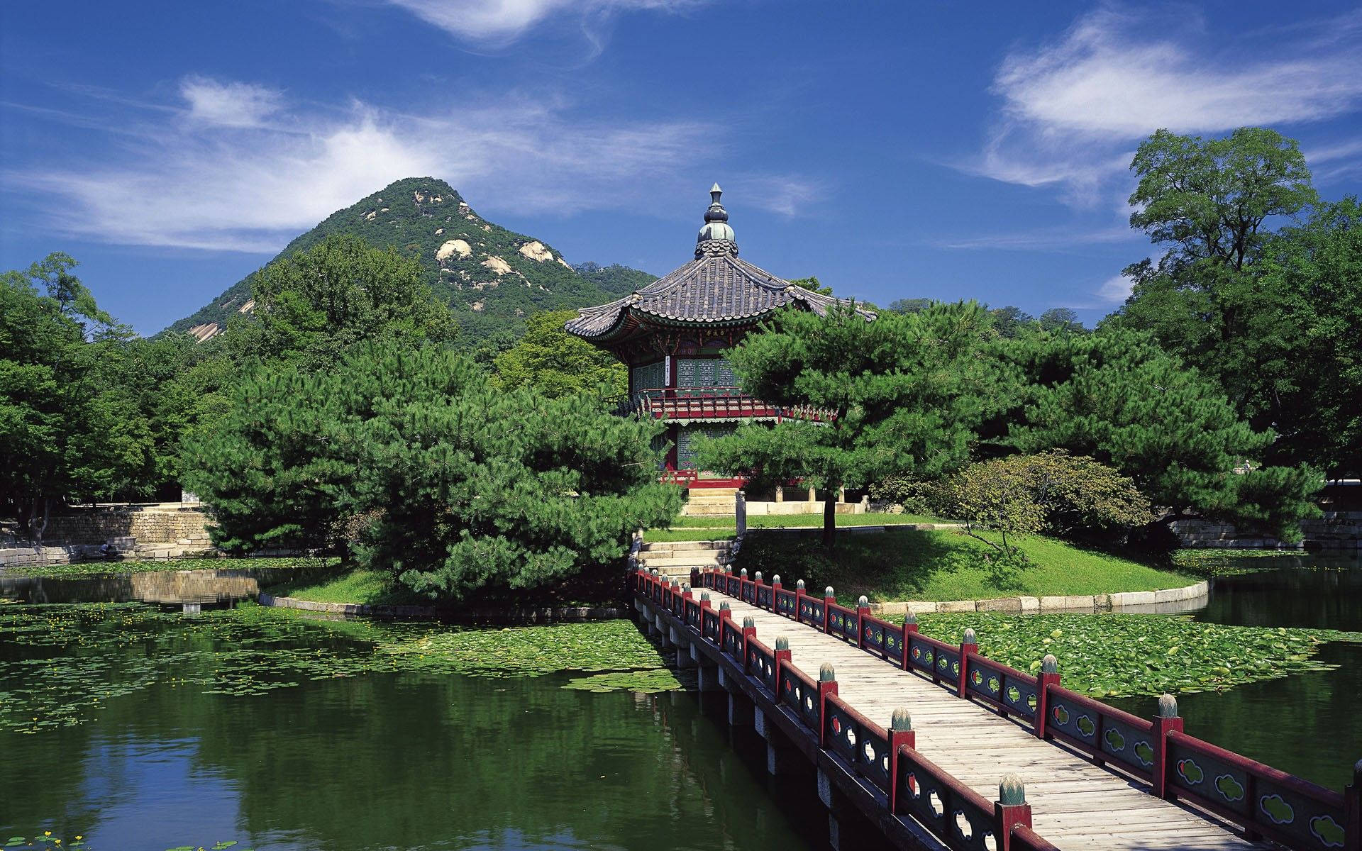 Cung điện Gyeongbokgung Hàn Quốc Hình nền