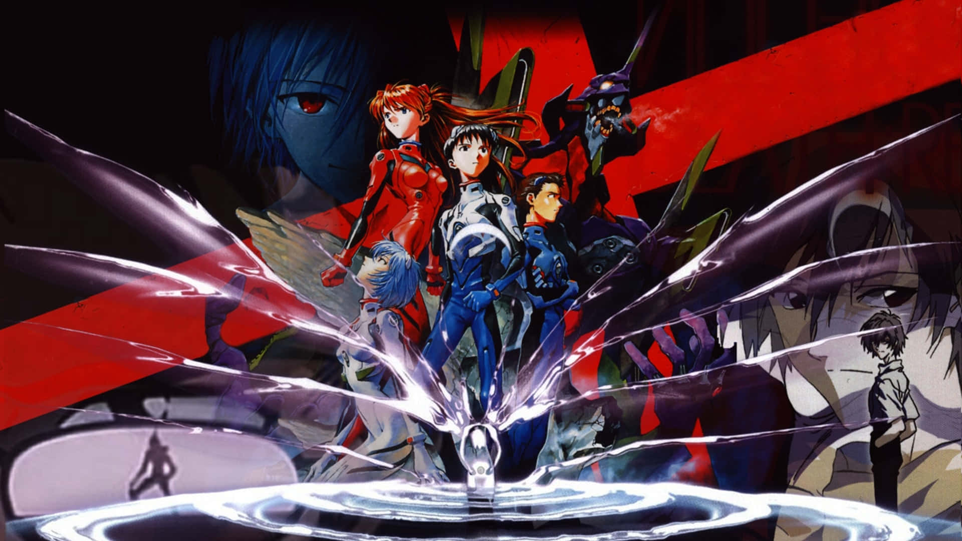 Cuộc chiến huyền thoại giữa các Thiên thần và loài người trong "Neon Genesis Evangelion" Hình nền