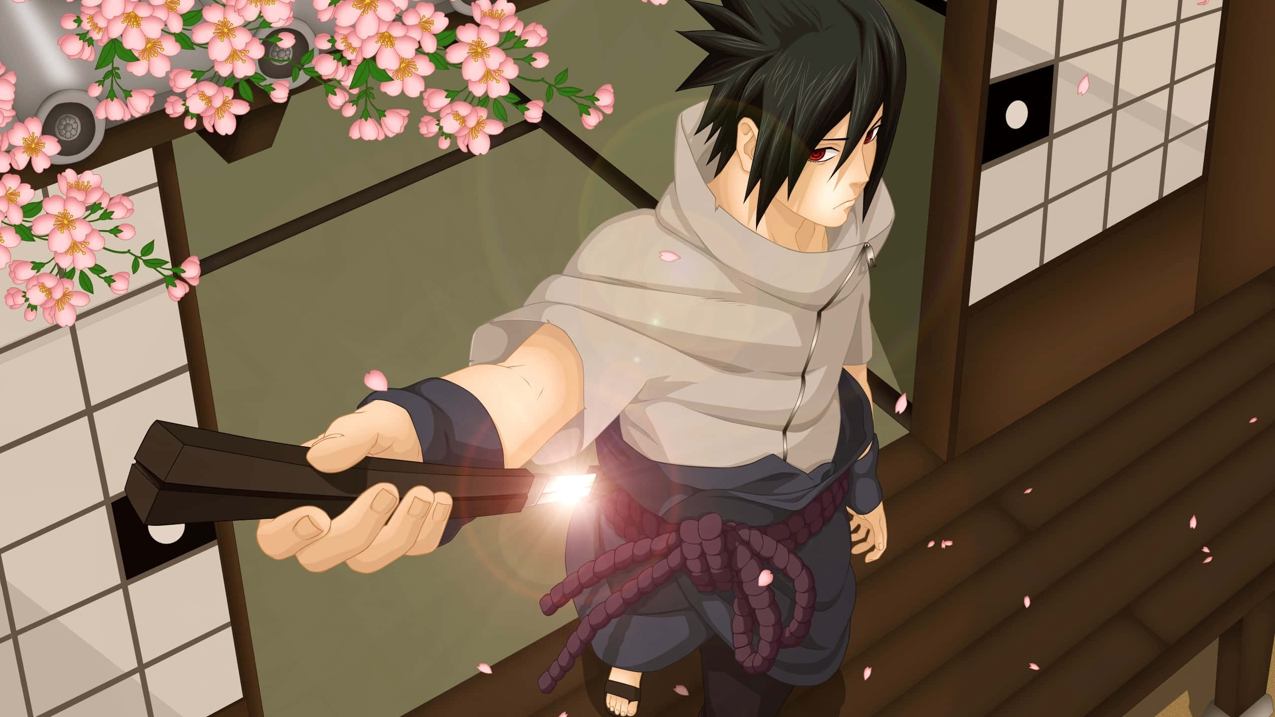 Cuộc Đối Đầu Nảy Lửa - Naruto và Sasuke Hình nền