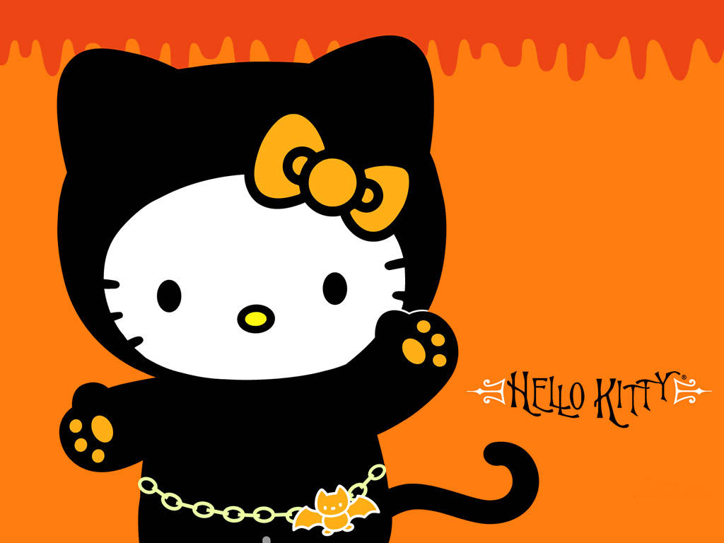 Cuộc Phiêu Lưu Halloween Ma Quái Của Hello Kitty Hình nền