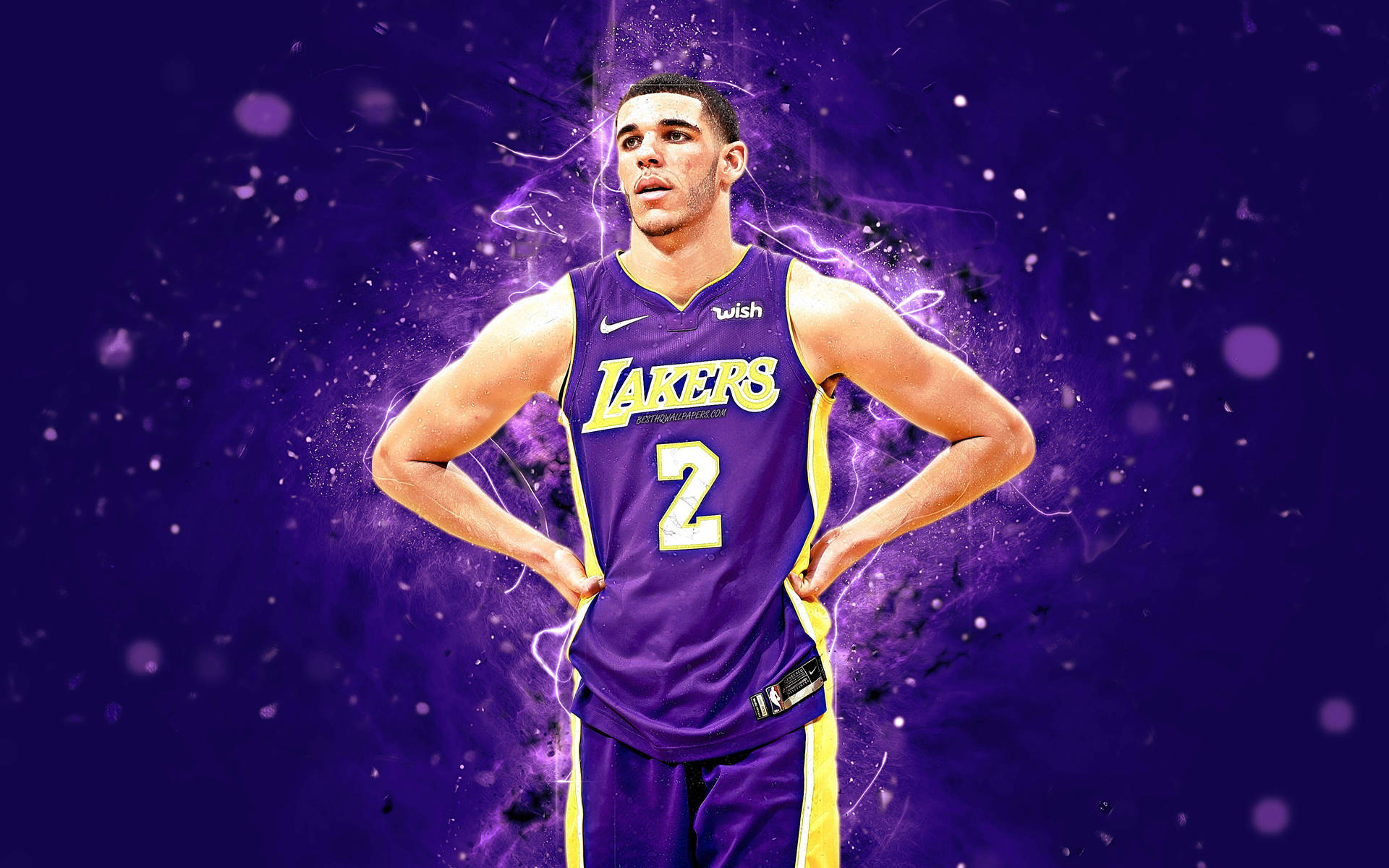 Cựu cầu thủ Lakers Lonzo Ball — Bóng rổ GIF Hình nền