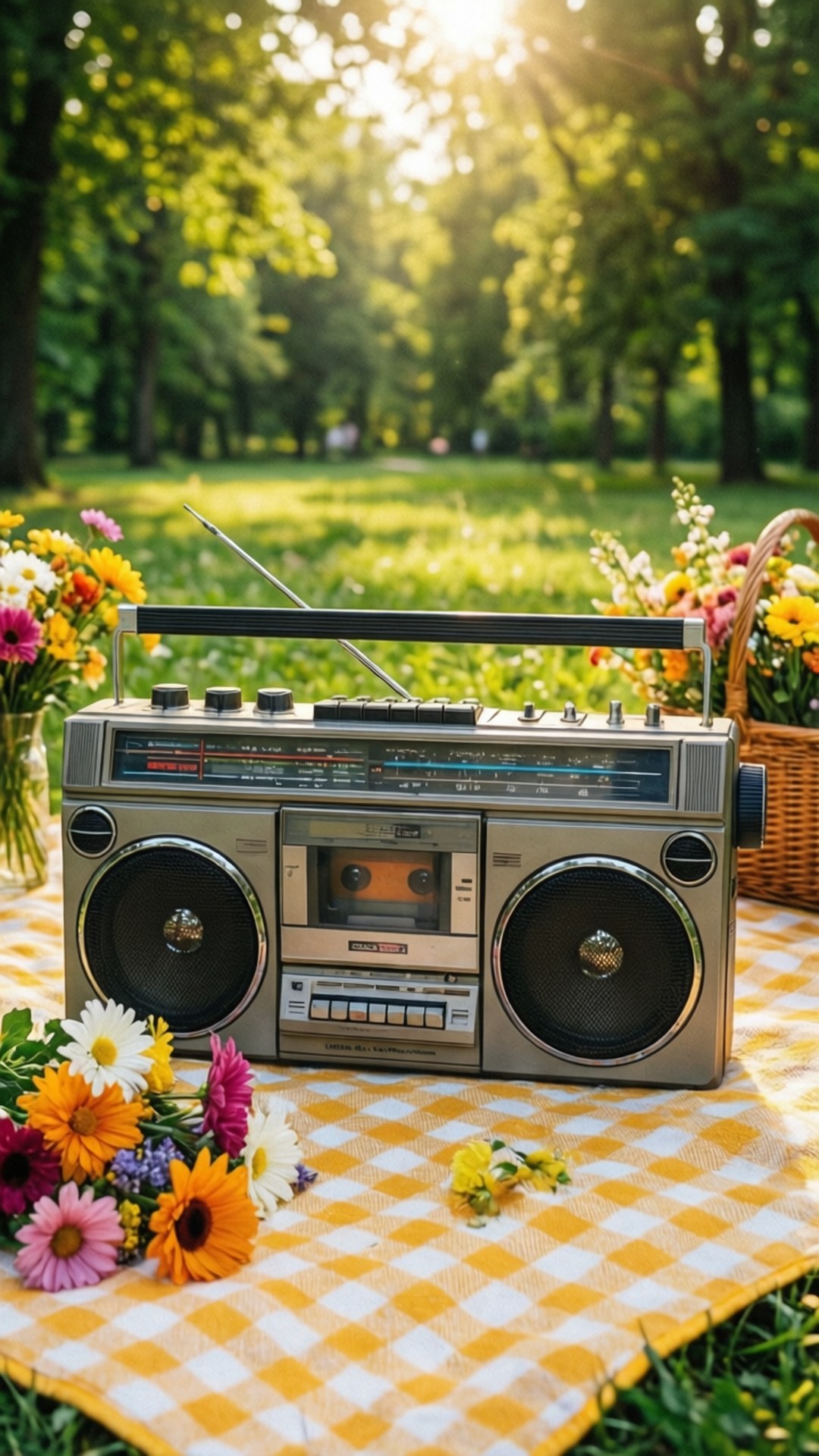 Dã ngoại cùng Boombox Hình nền