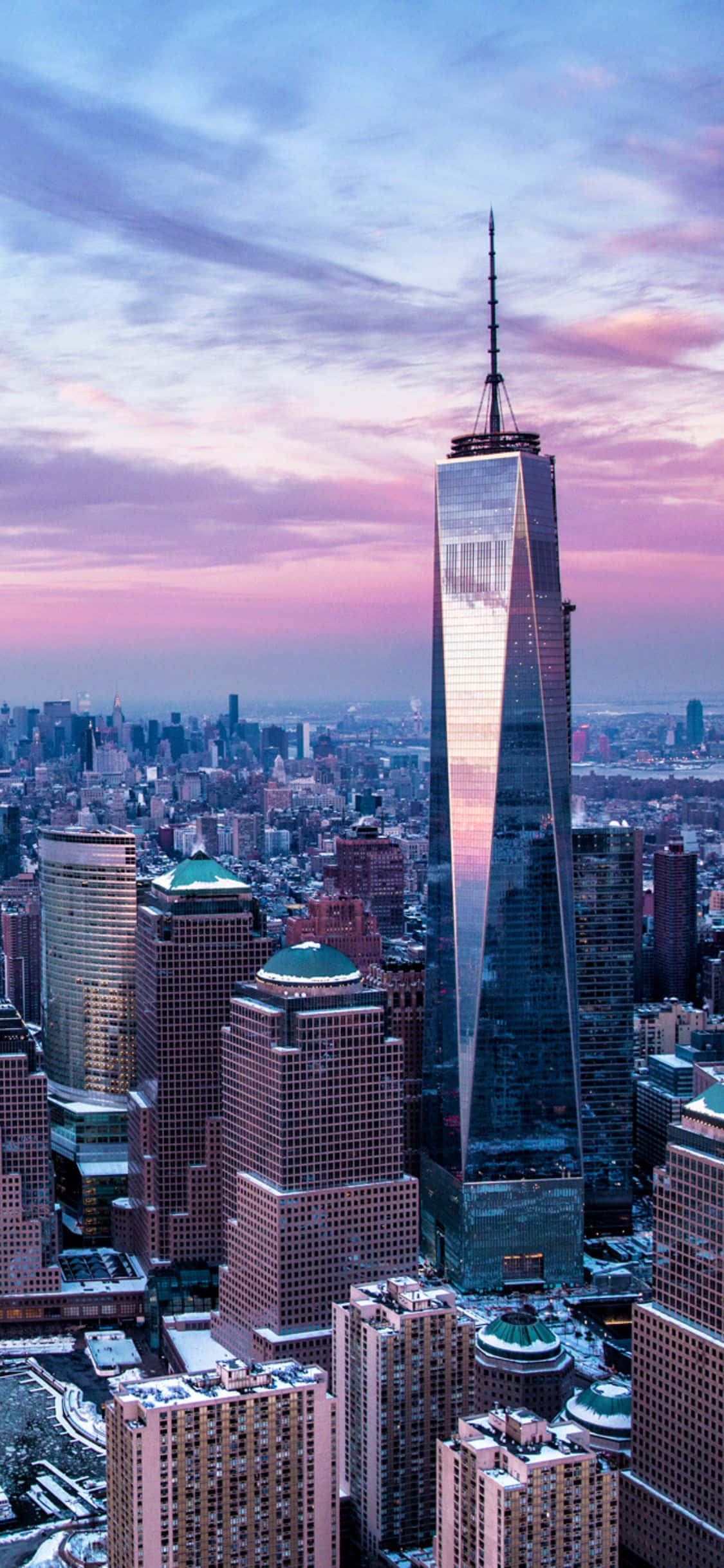 Đắm mình trong vẻ đẹp của đường chân trời New York với iPhone X Hình nền