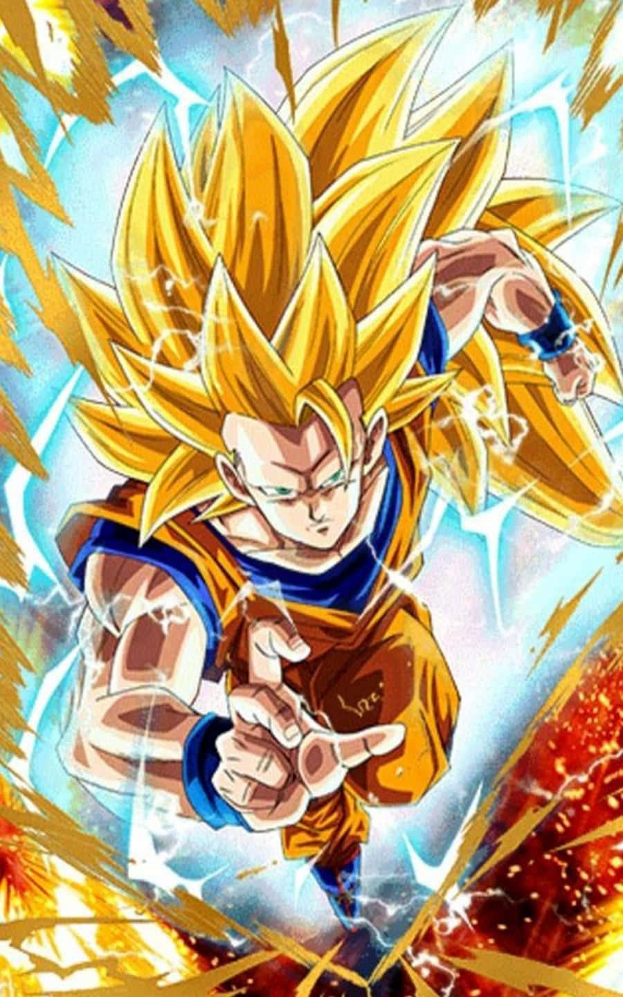 Đắm mình vào sức mạnh của Super Saiyan Hình nền