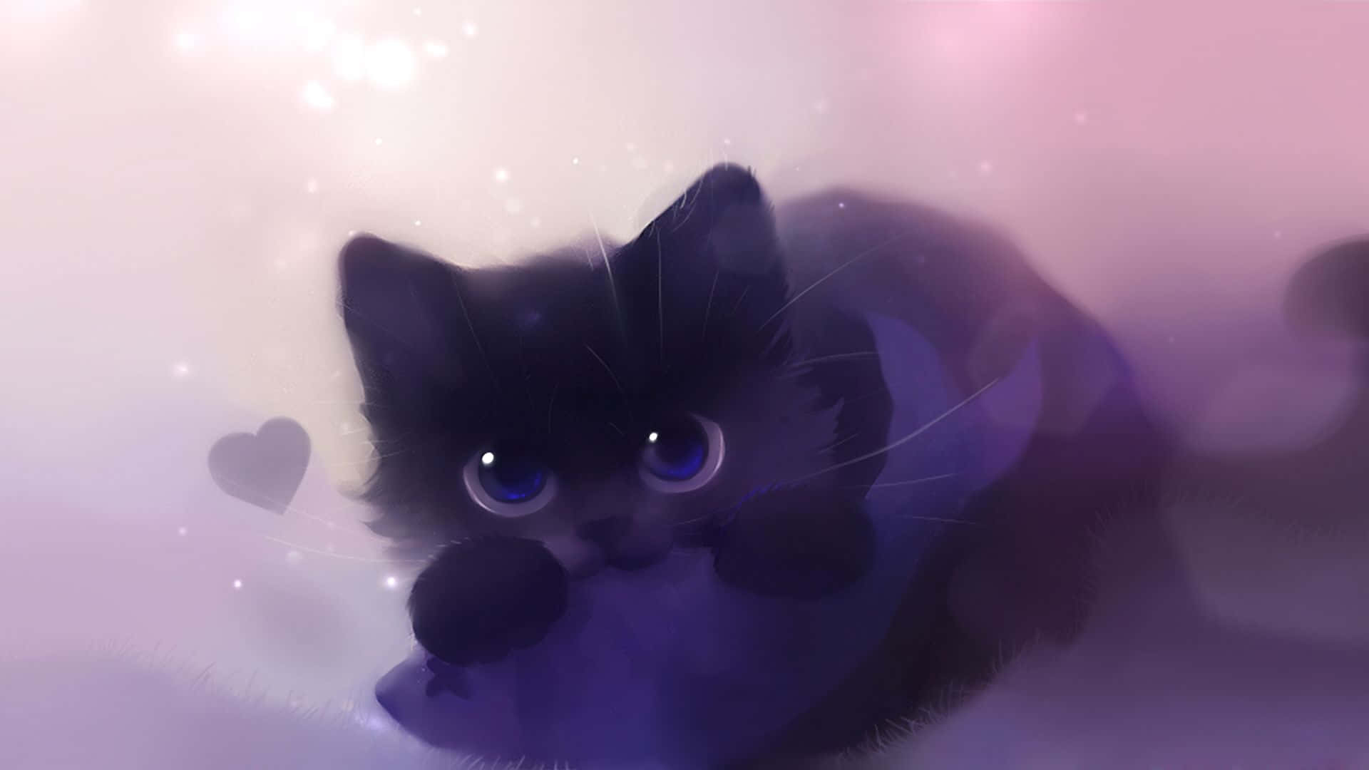“Dành Chỗ Cho Mèo Anime!” Hình nền