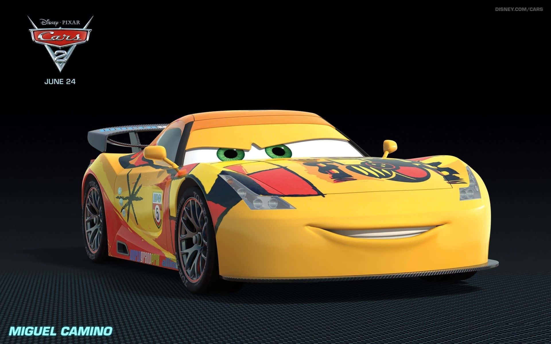 Đạp ga hết cỡ cùng nhóm Cars 2. Hình nền