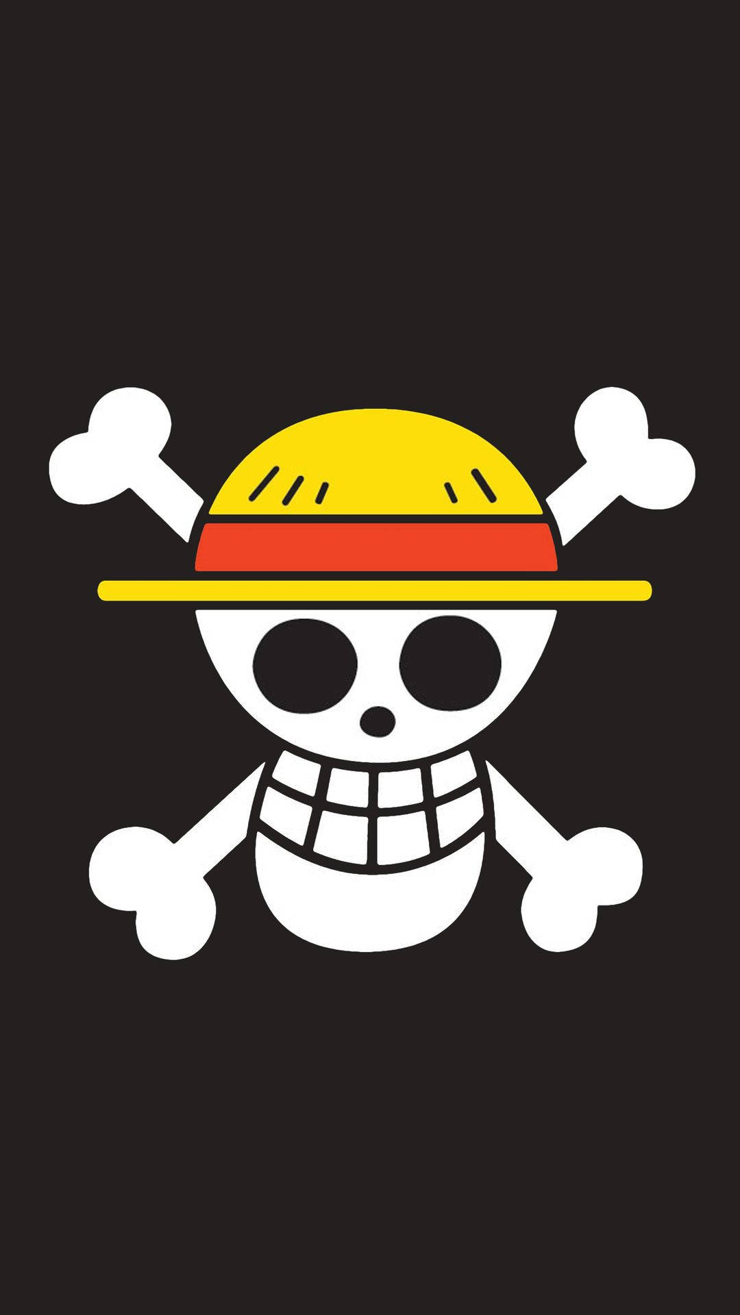 Hình nền iPhone đầu lâu One Piece