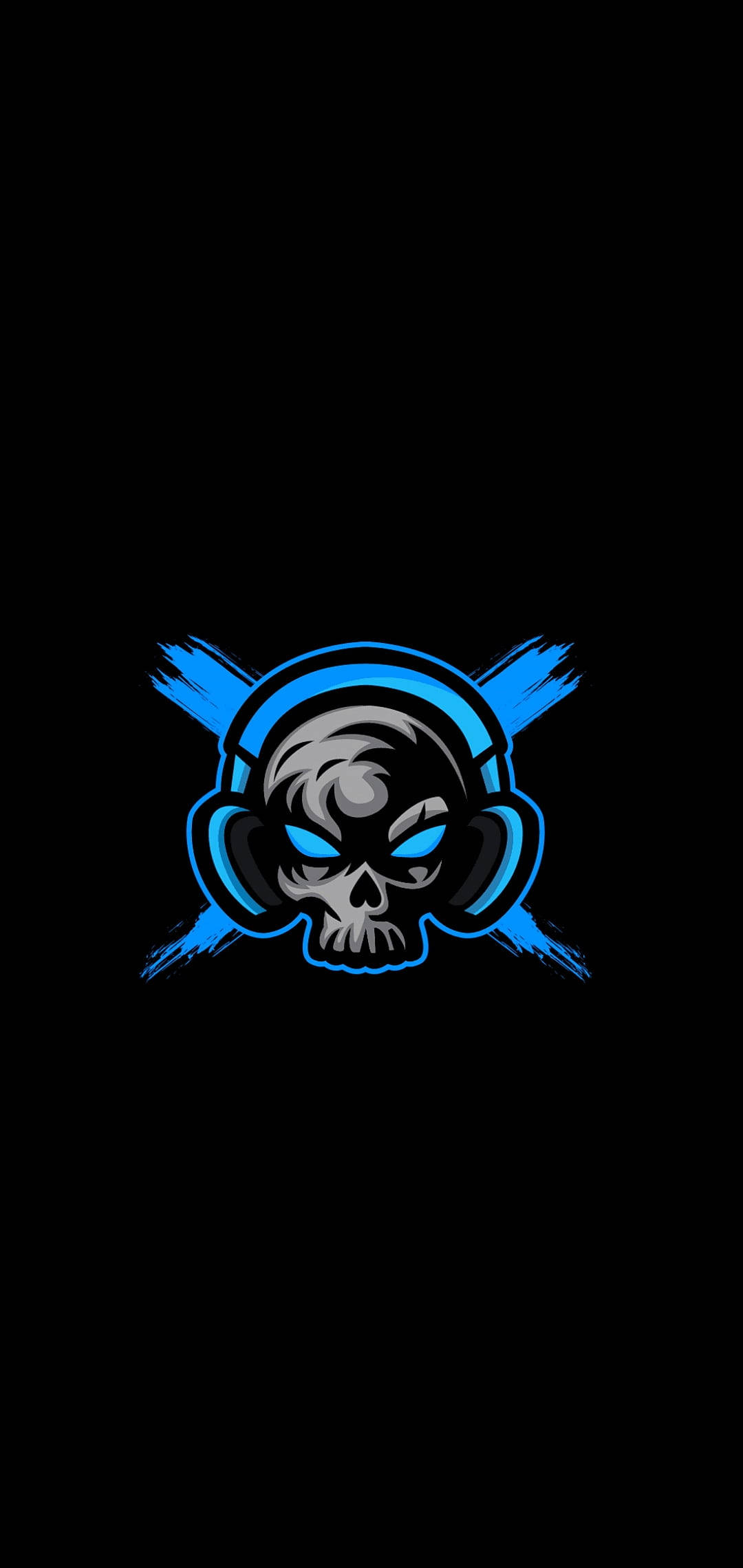 Đầu Lâu Tai Nghe Logo Game Cuốn Hút HD Hình nền