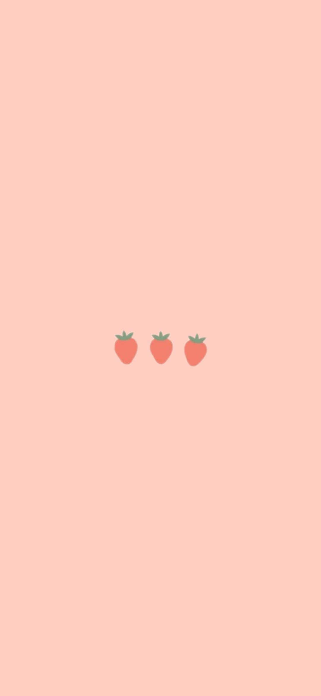 Classic Pastel Strawberry Hình nền