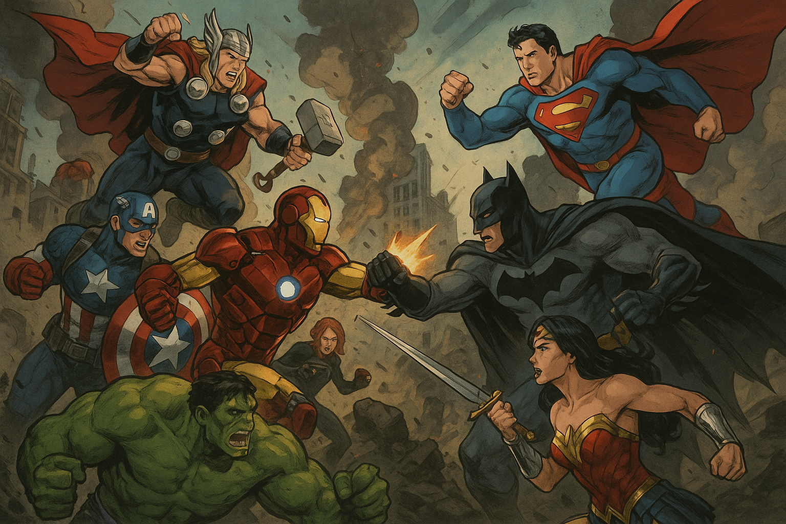 DC VS MARVEL AI THẮNG??? Hình nền