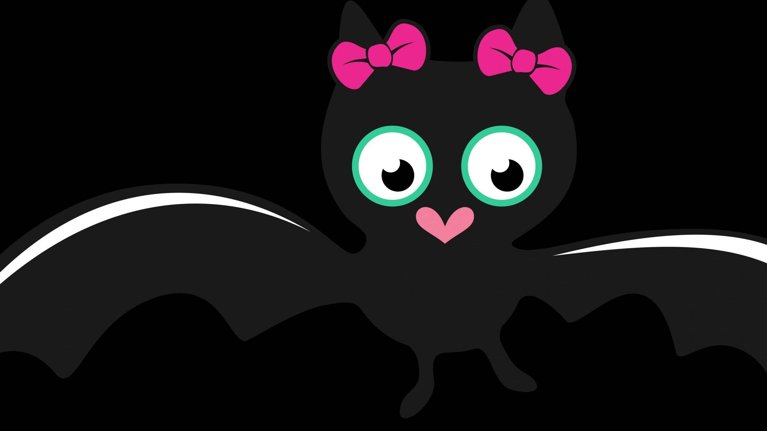 Dễ thương Halloween Mỹ thuật Dơi Hoạt hình Hình nền