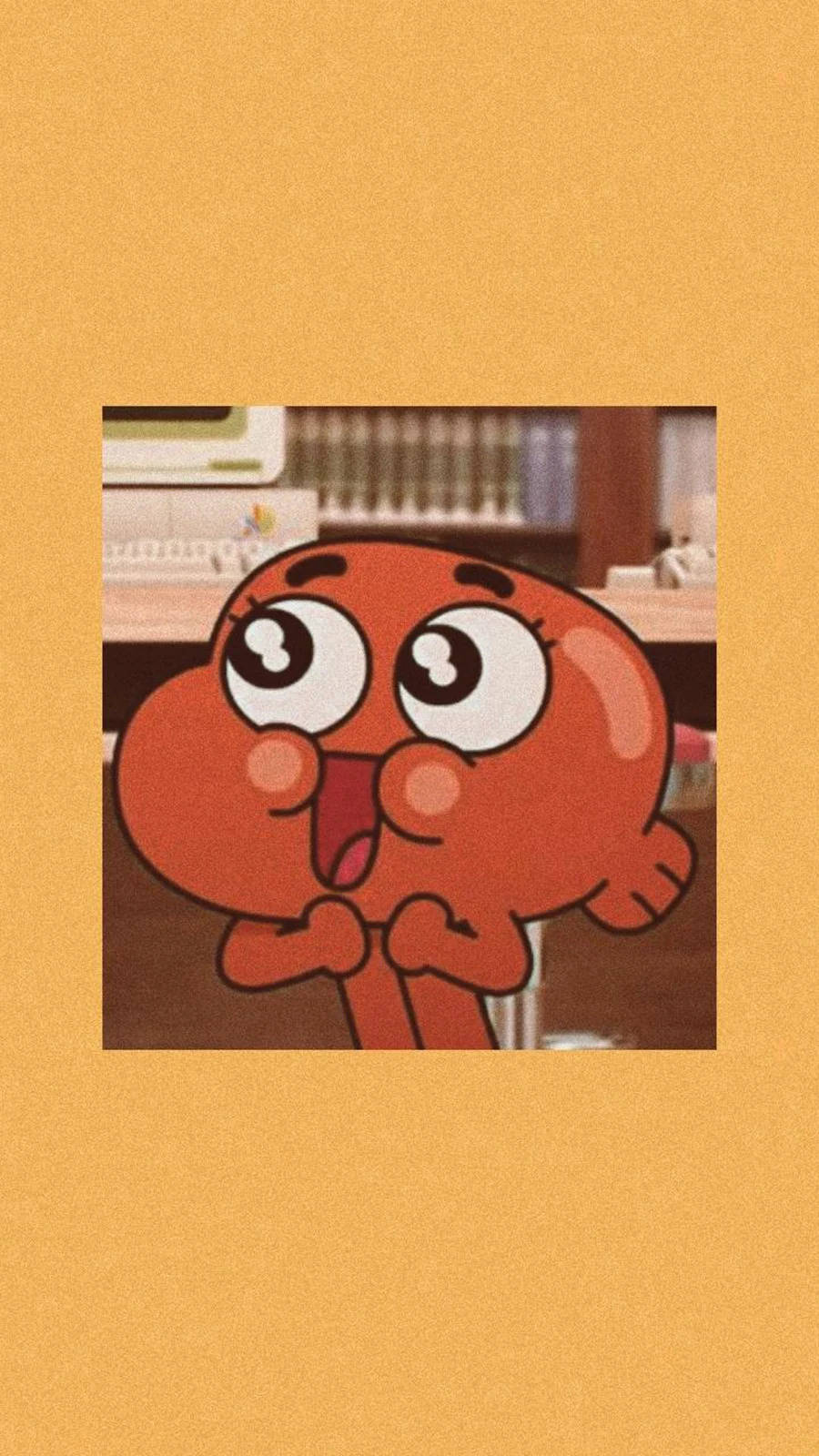 Dễ thương hoạt hình thẩm mỹ Darwin Watterson Hình nền