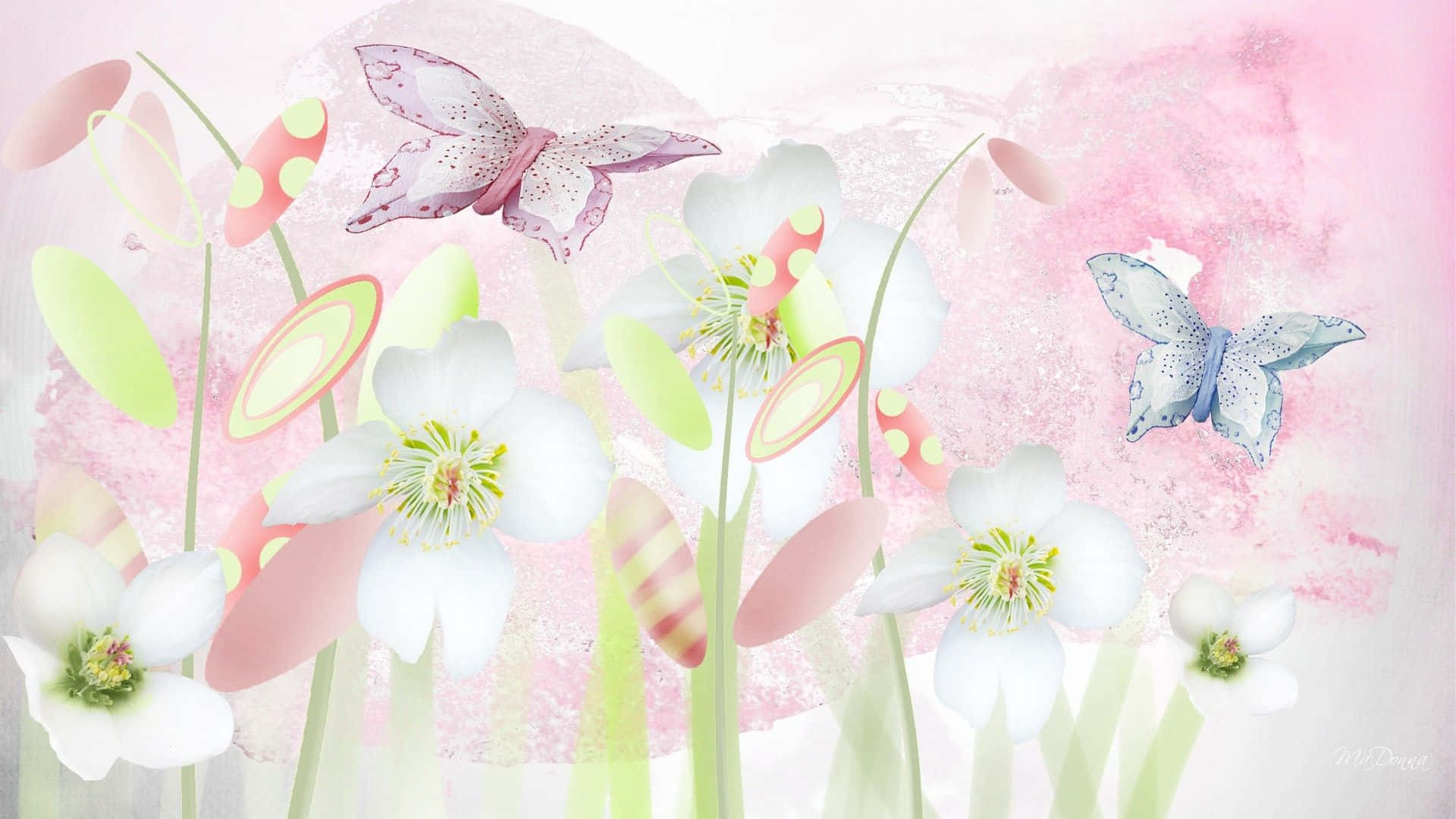Dễ thương quá chừng với hình nền pastel này! Hình nền