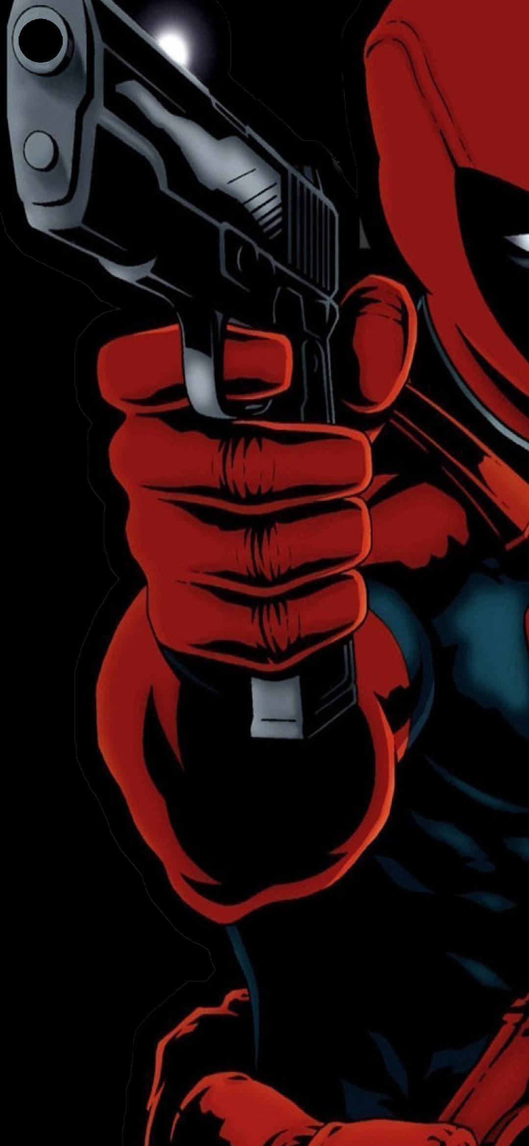 Deadpool Cầm Súng Lỗ Đấm Hình nền