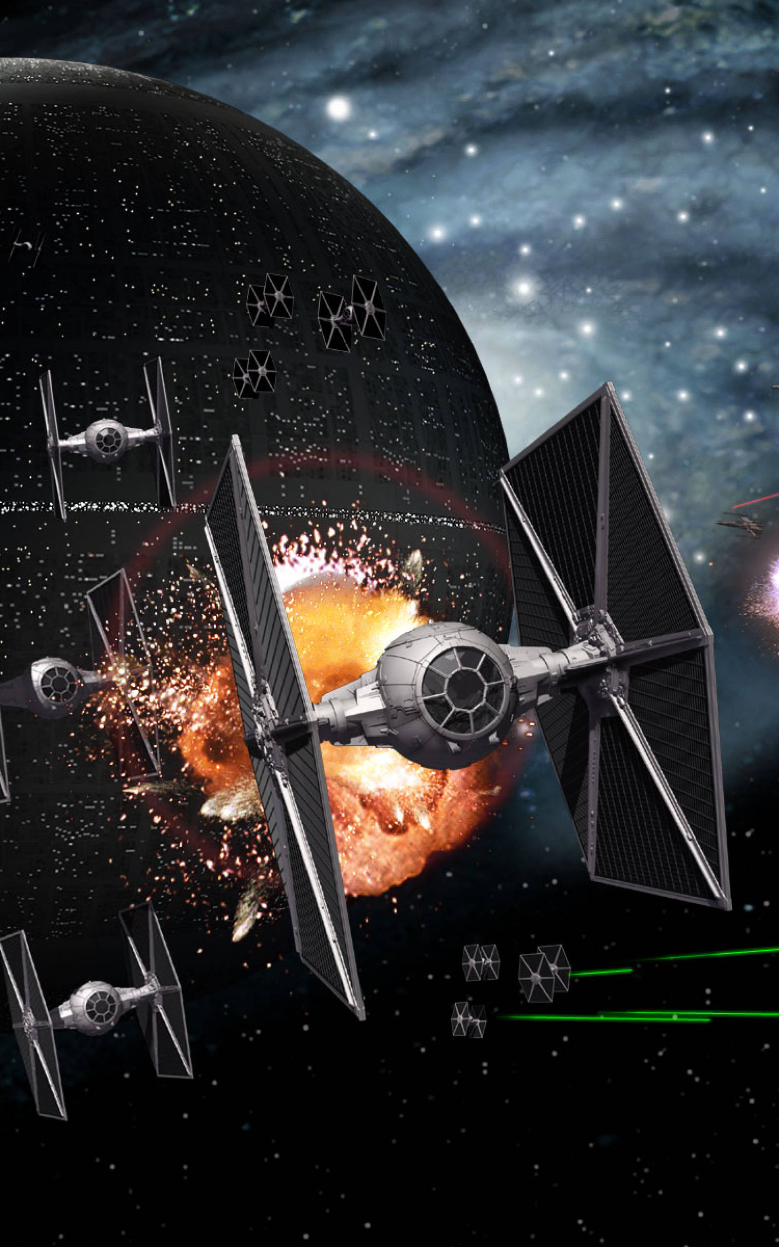 Death Star From Star Wars Tablet Hình nền