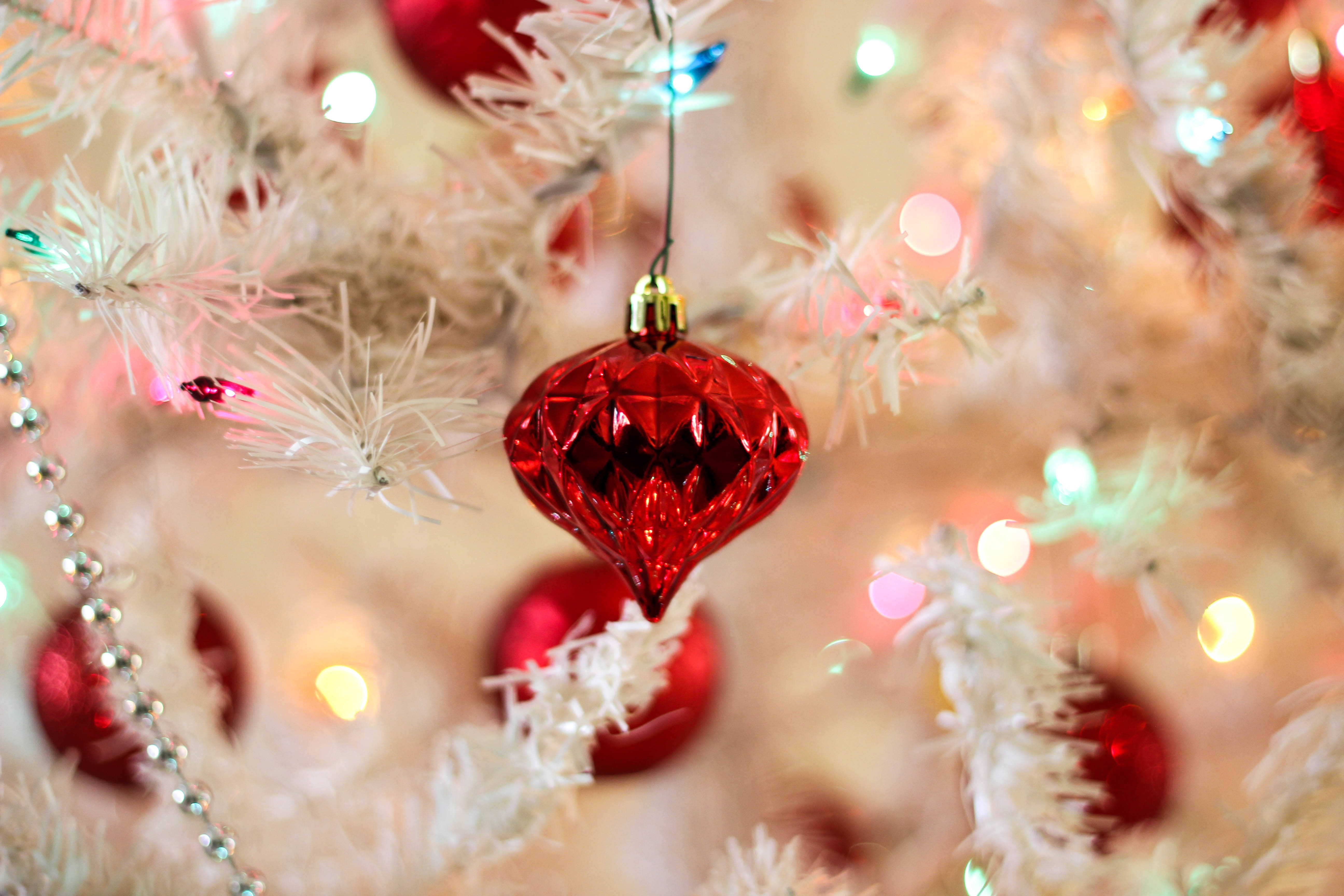 Đèn cây thông Noel độ phân giải cao Hình nền