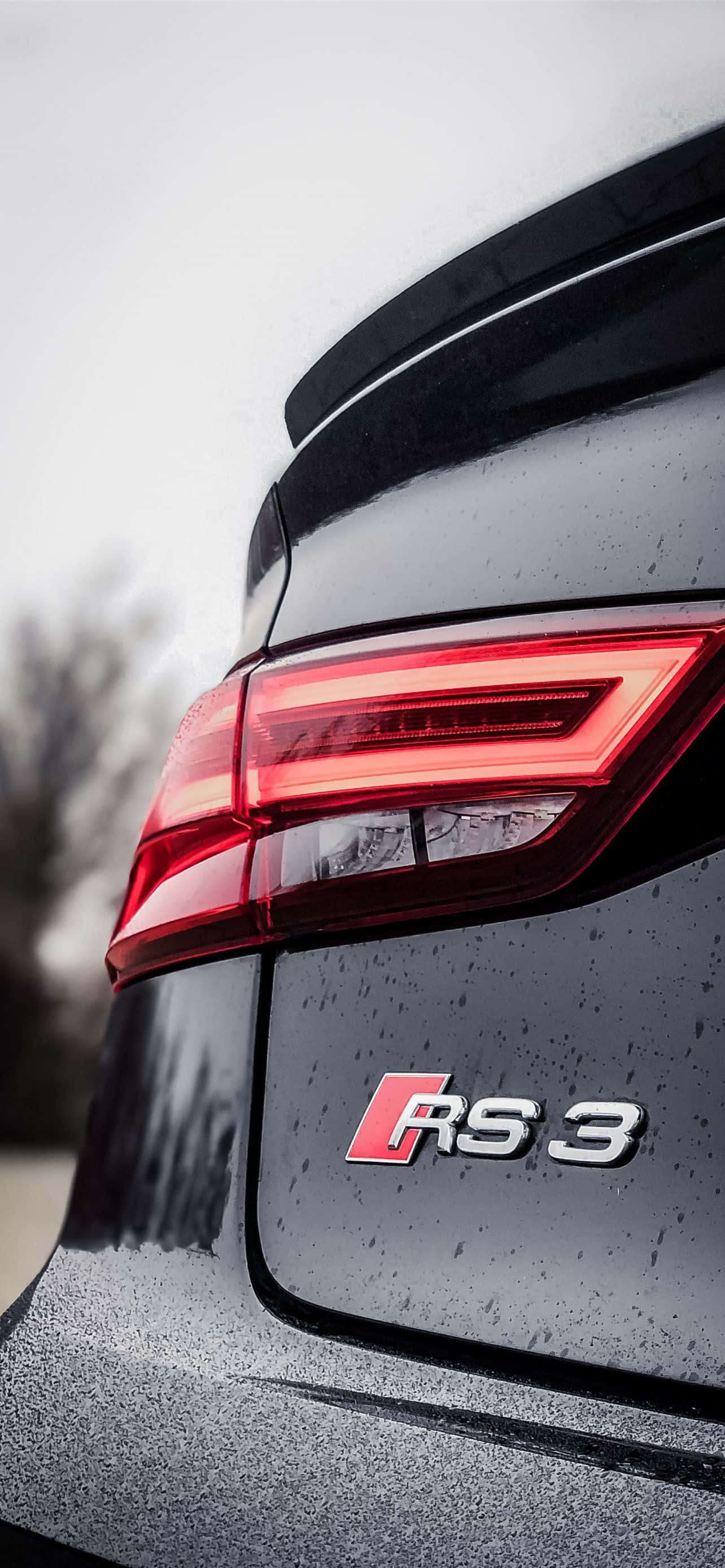 Đèn hậu xe Mercedes RS3 màu đen Hình nền