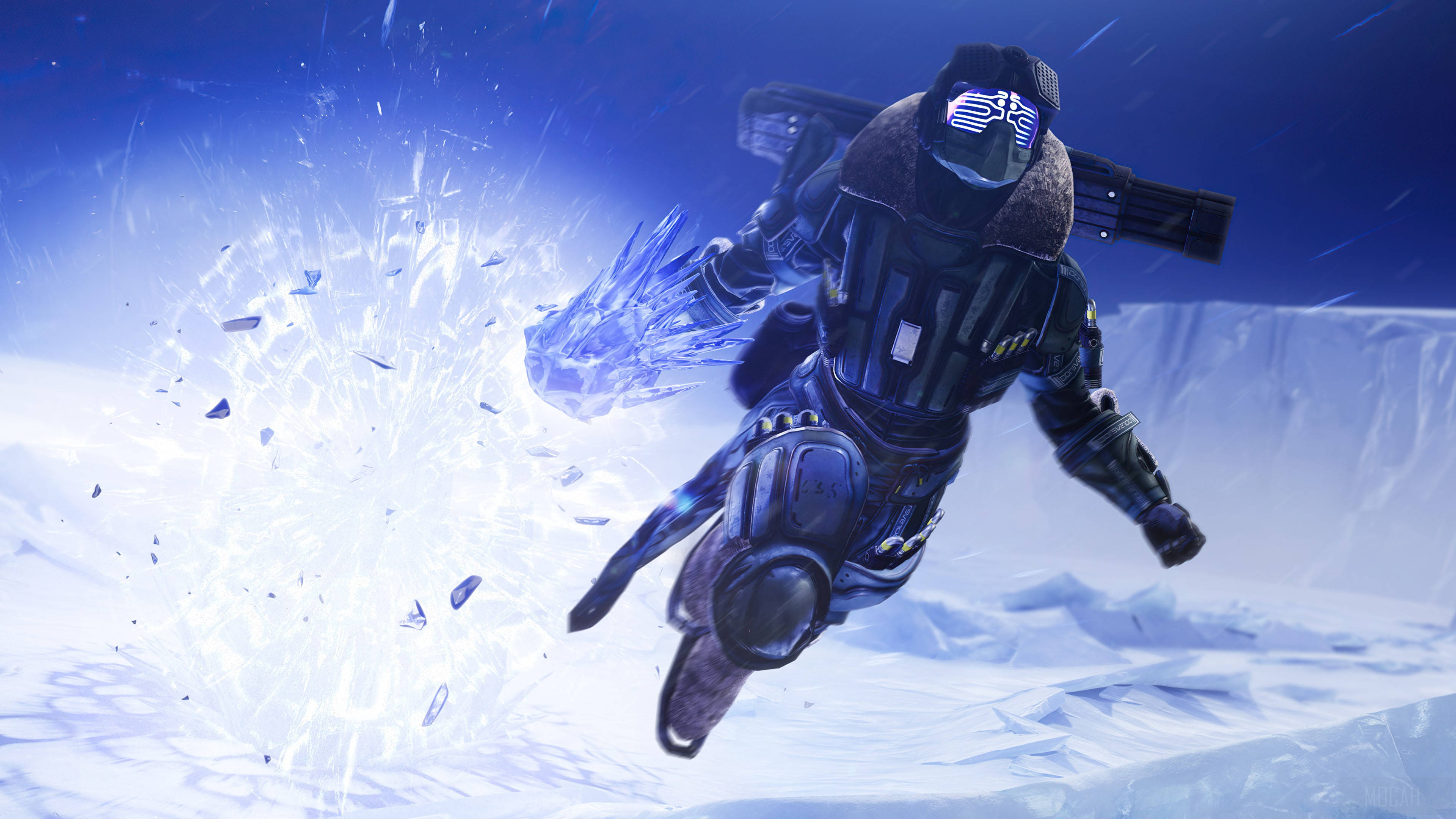 Destiny 2 Beyond Light Nhân Vật Đang Bay Hình nền