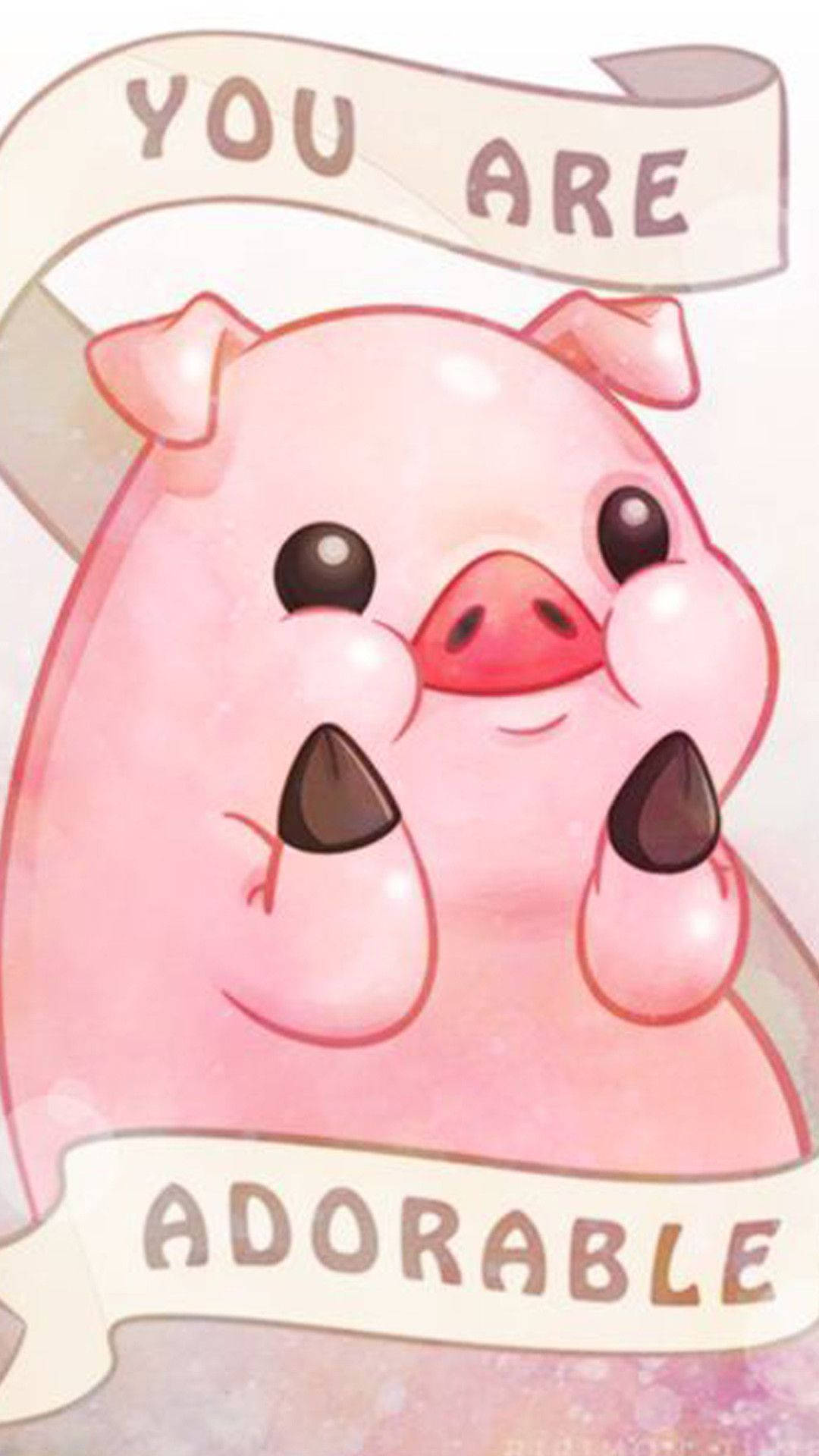 Điện thoại hoạt hình Waddles Gravity Falls Hình nền