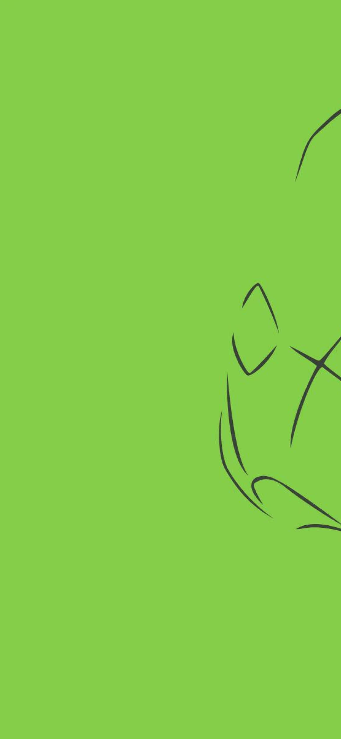 Điện Thoại Metapod Tối Giản Phong Cách Xanh Hình nền