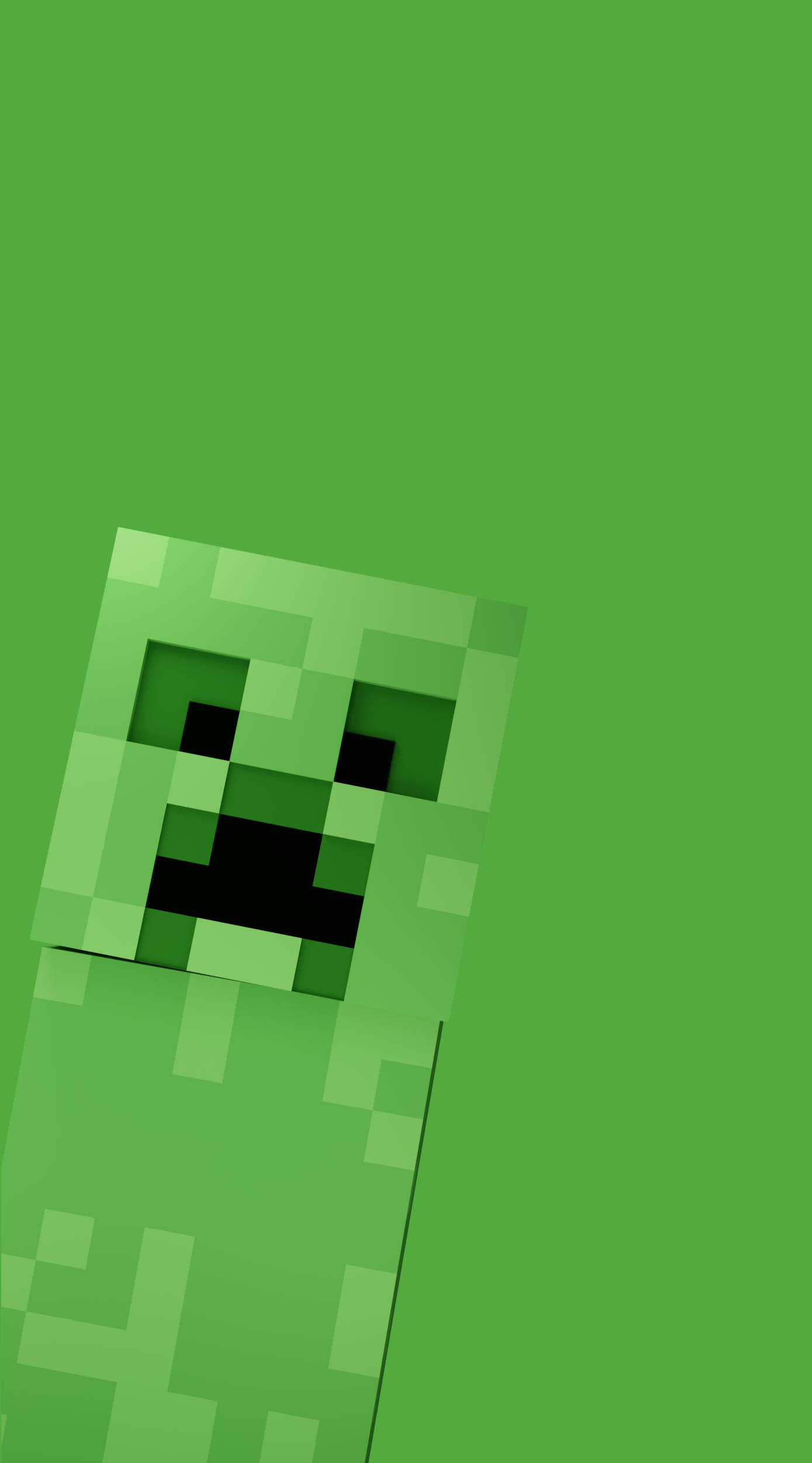 Điện thoại Minecraft Creeper Xanh Hình nền