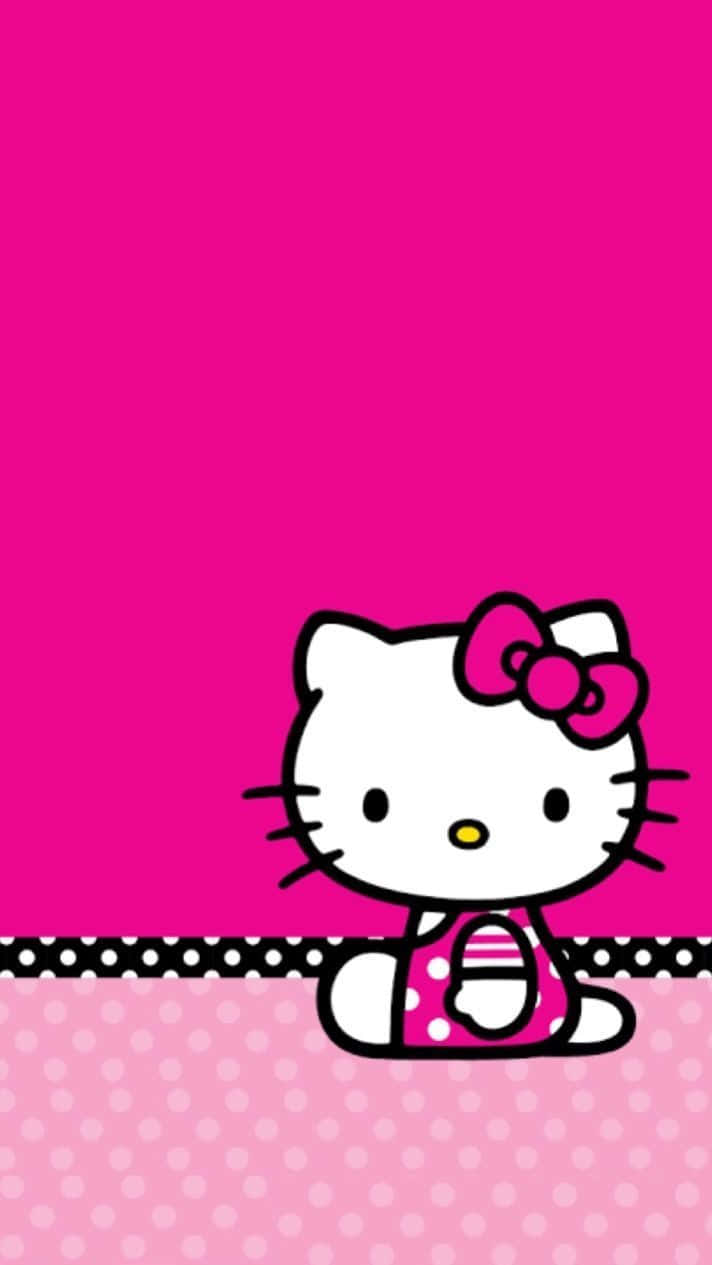 Điện thoại Sanrio màu hồng Hình nền