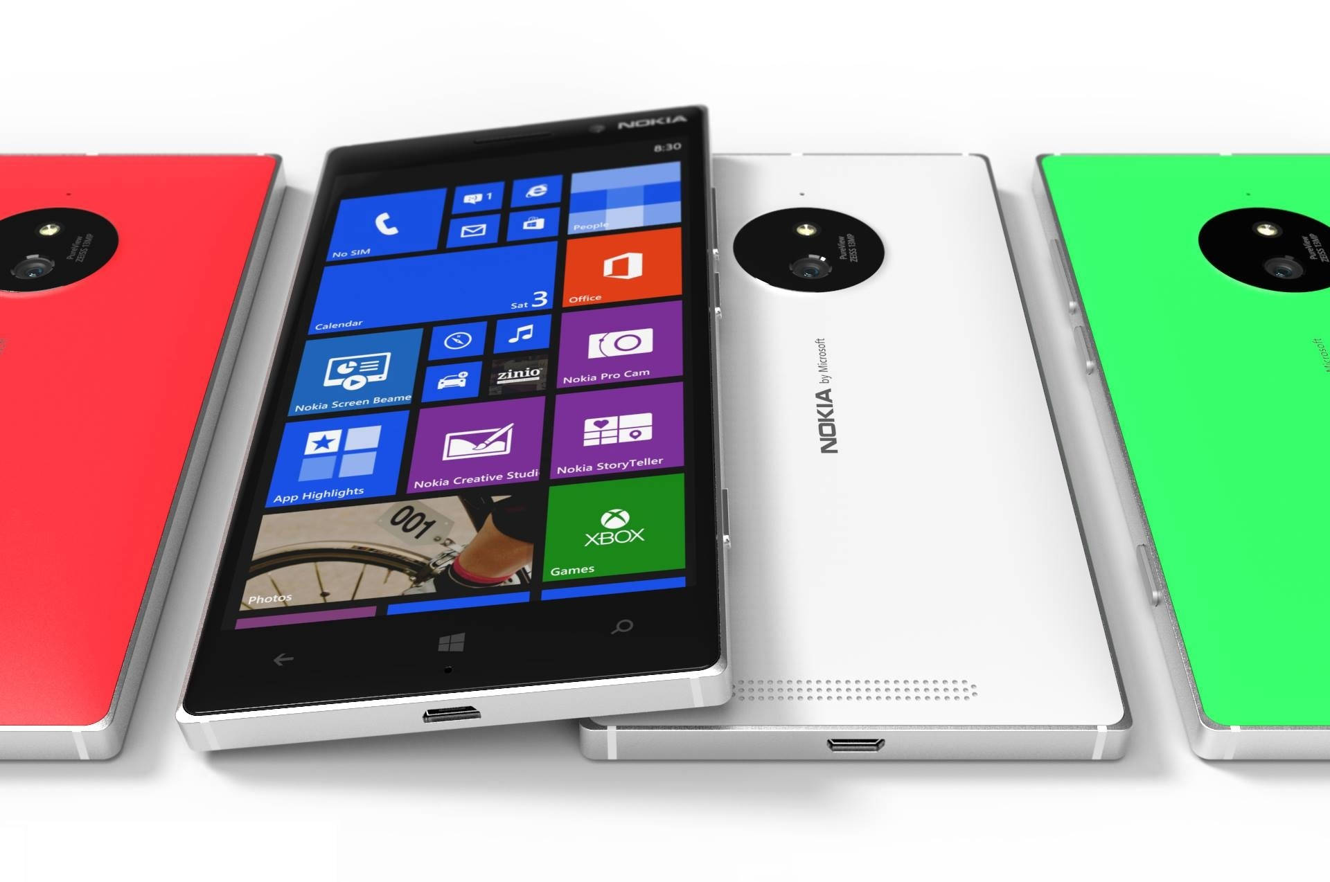 Điện thoại thông minh Nokia Lumia 830 Hình nền