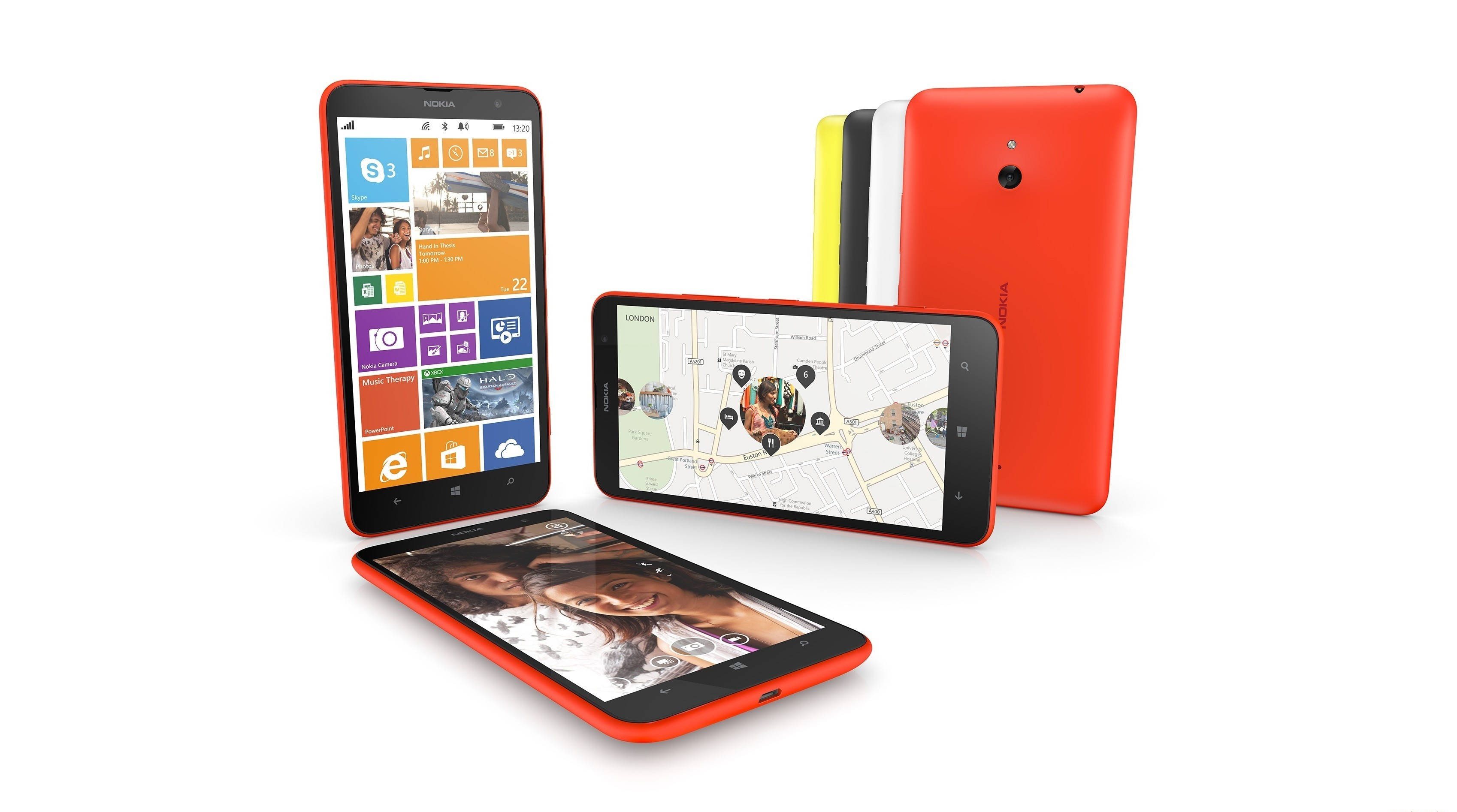 Điện thoại thông minh dạng phablet Nokia Lumia 1320 Hình nền