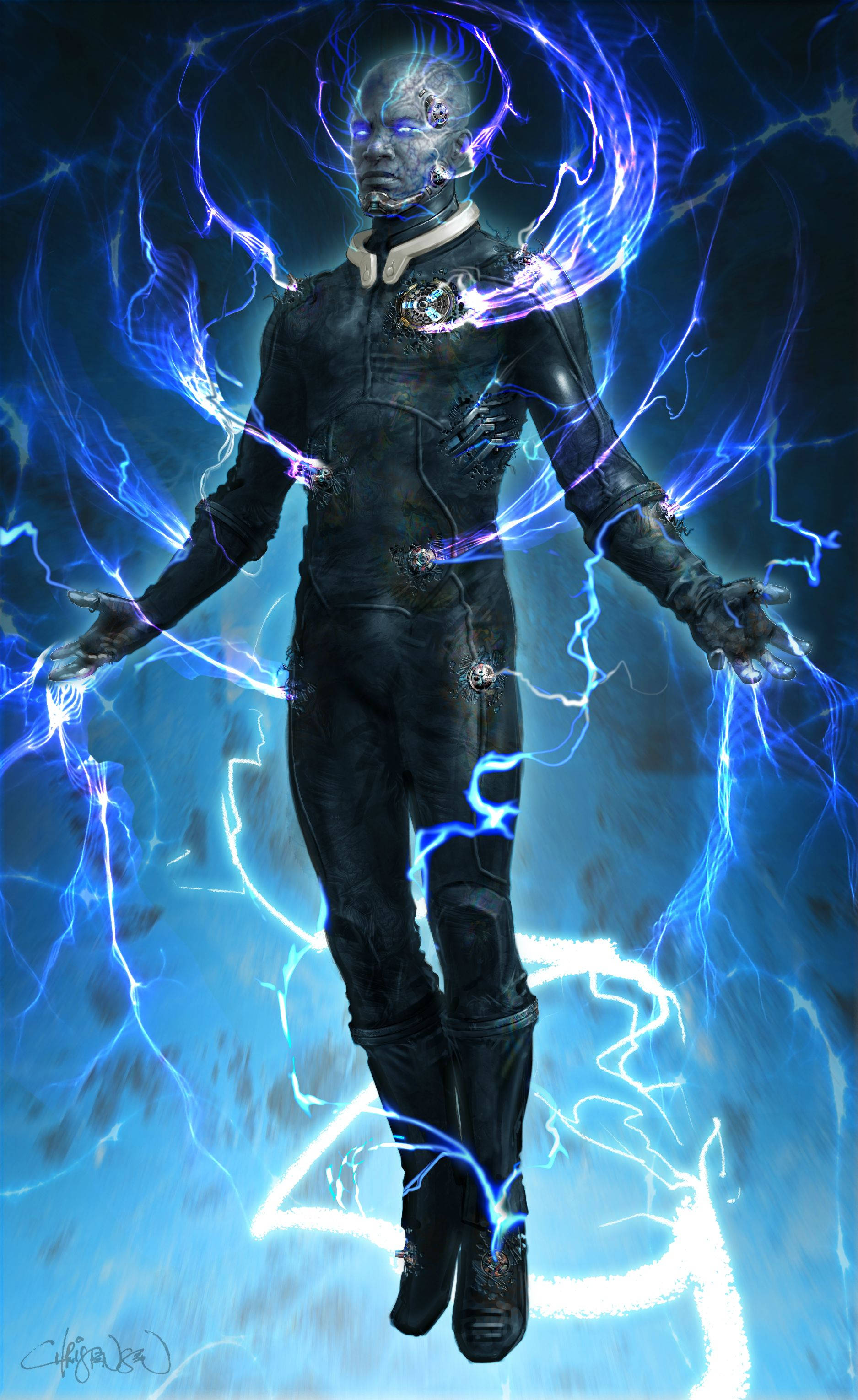 Diễn viên Jamie Foxx trong vai Electro trong The Amazing Spider-Man 2 Hình nền