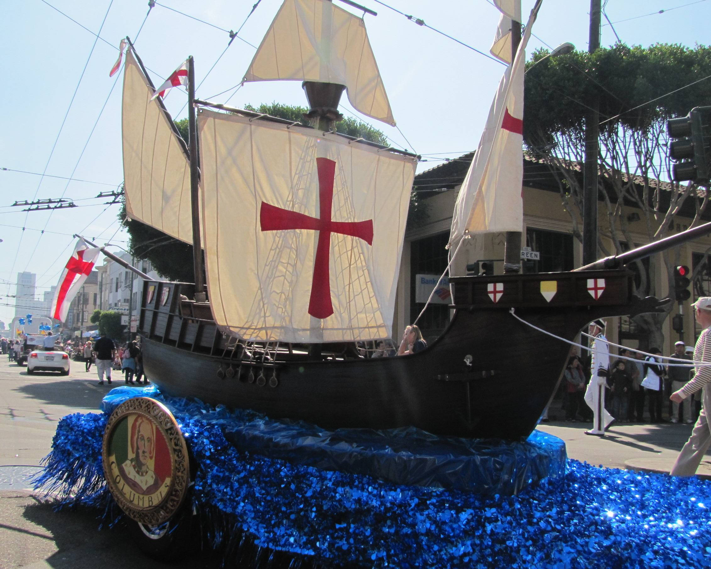 Diễu Hành Tàu Ngày Columbus Hình nền