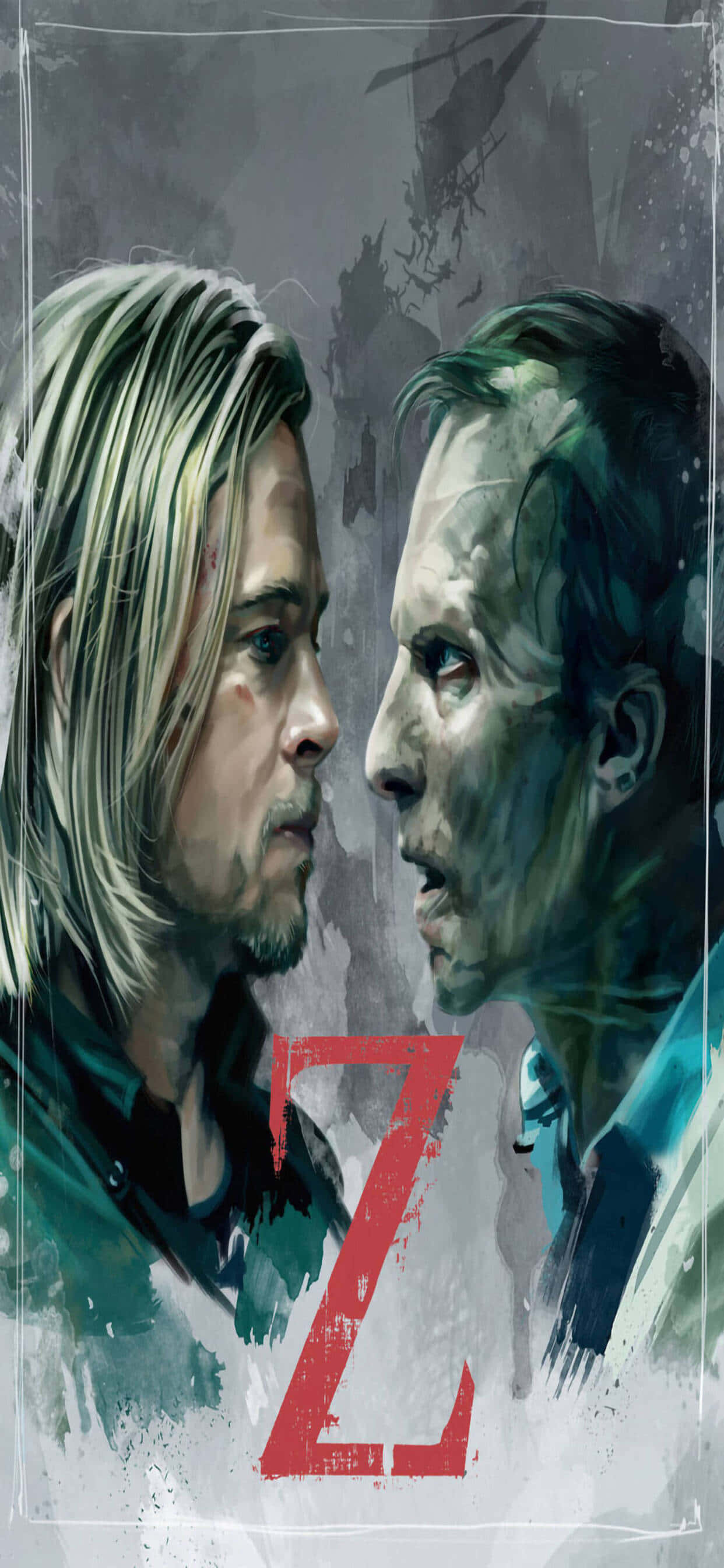 Digital Painting iPhone XS Max World War Z Hình nền