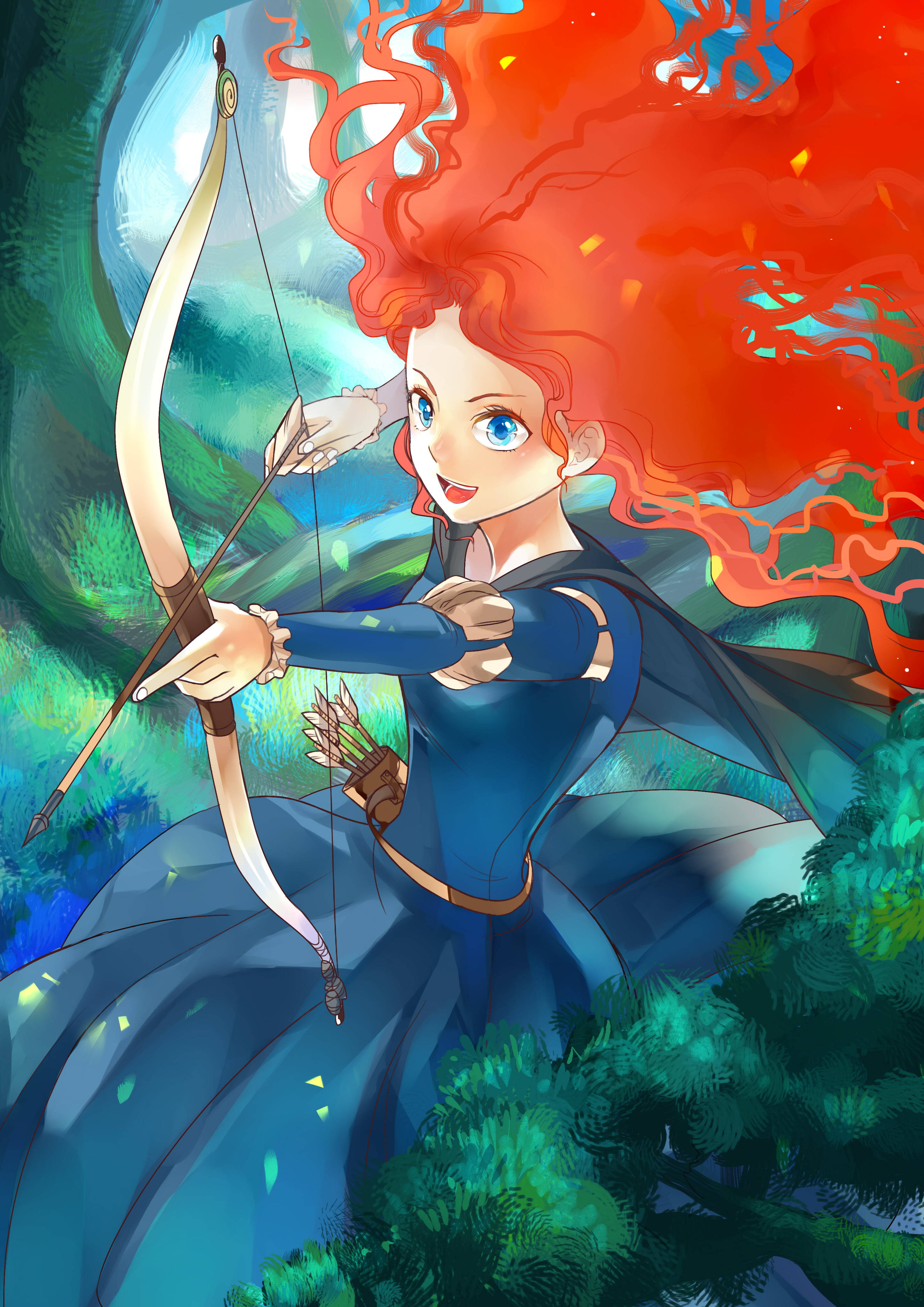 Disney Brave Anime Nghệ Thuật Hình nền