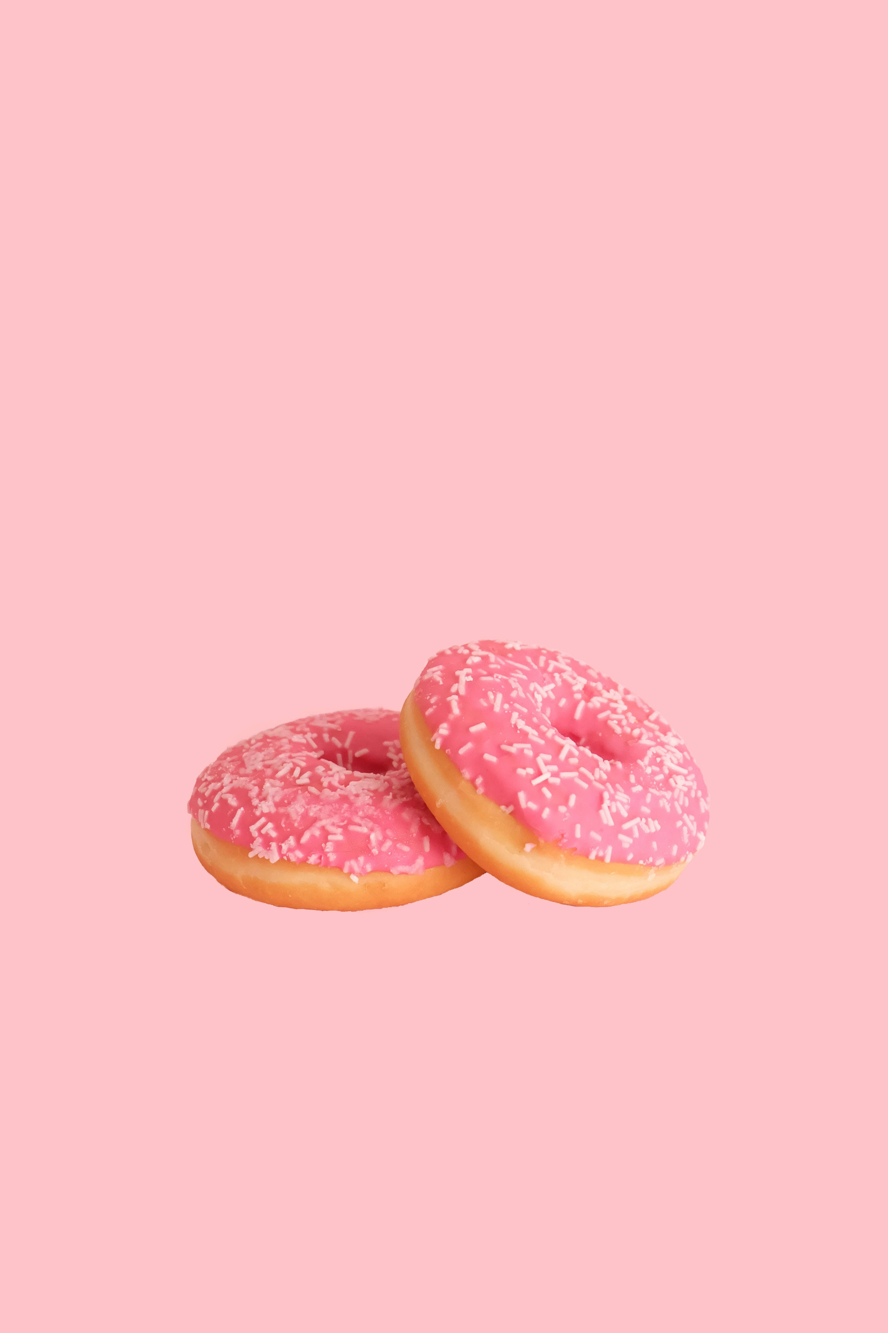 Đồ ăn màu hồng pastel cho iPhone Hình nền