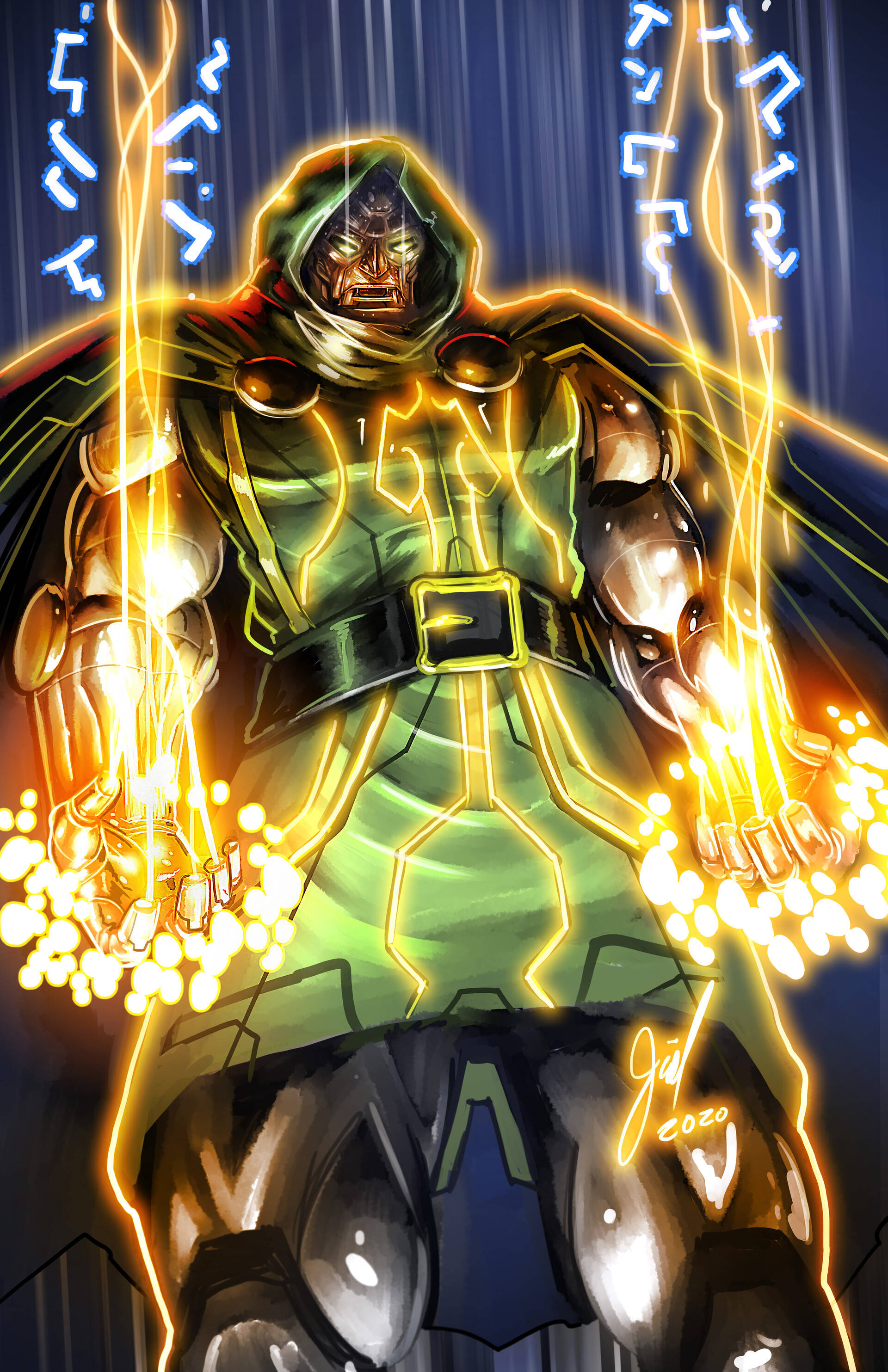 Doctor Doom Găng Tay Laser Hình nền