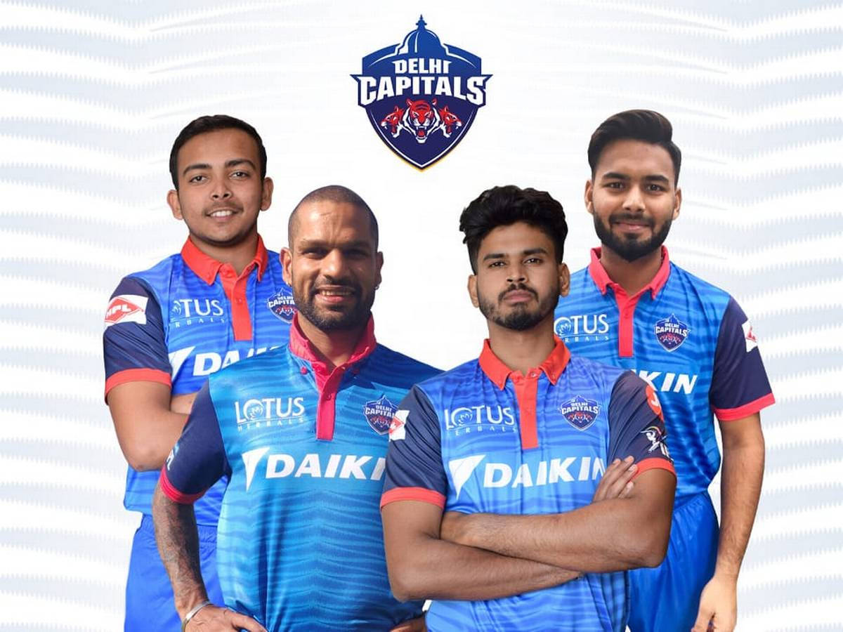 Đội Delhi Capitals Hùng Mạnh Trong Trận Đấu Hình nền
