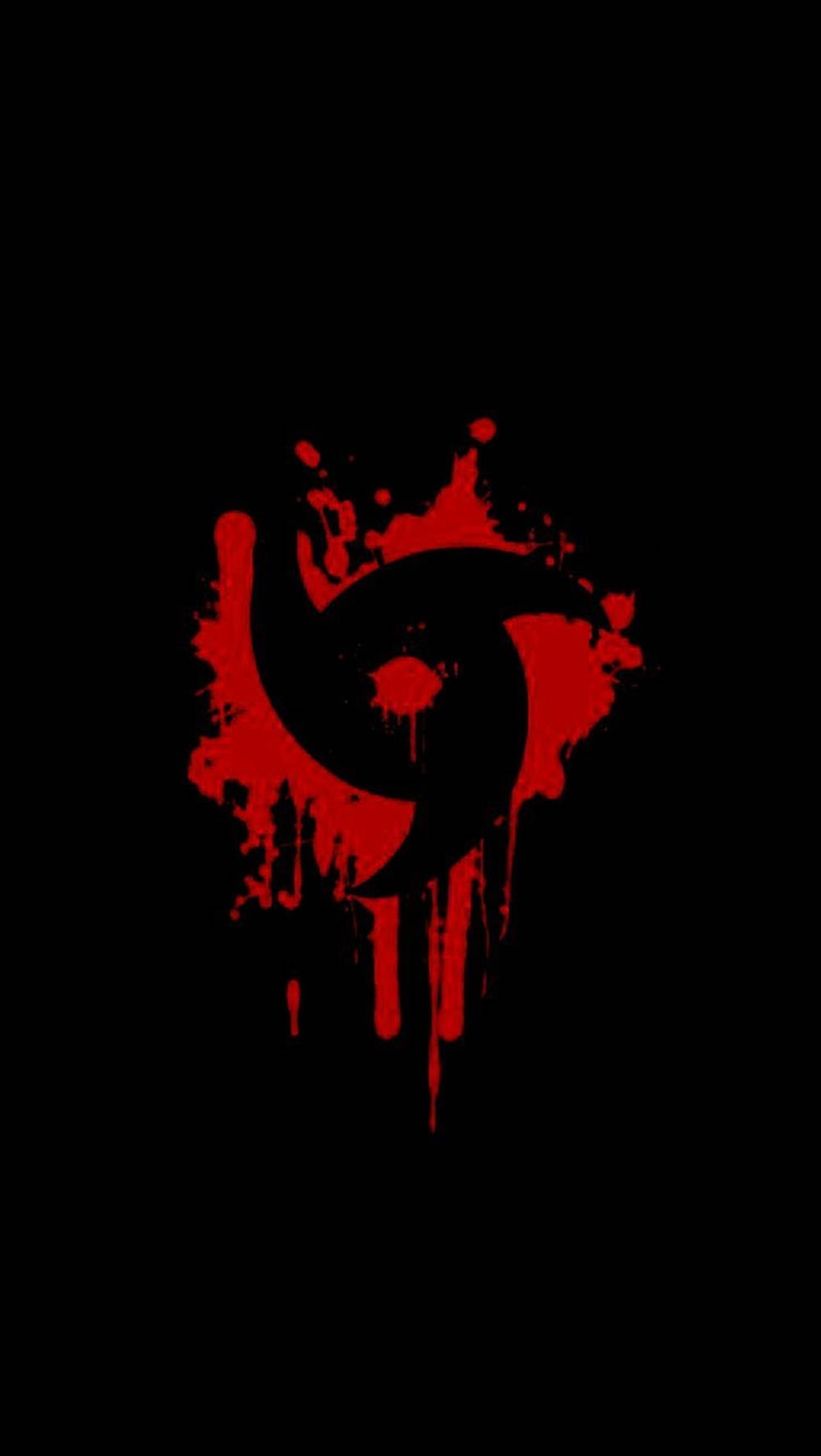 Đôi mắt Mangekyō Sharingan của Itachi đẫm máu Hình nền